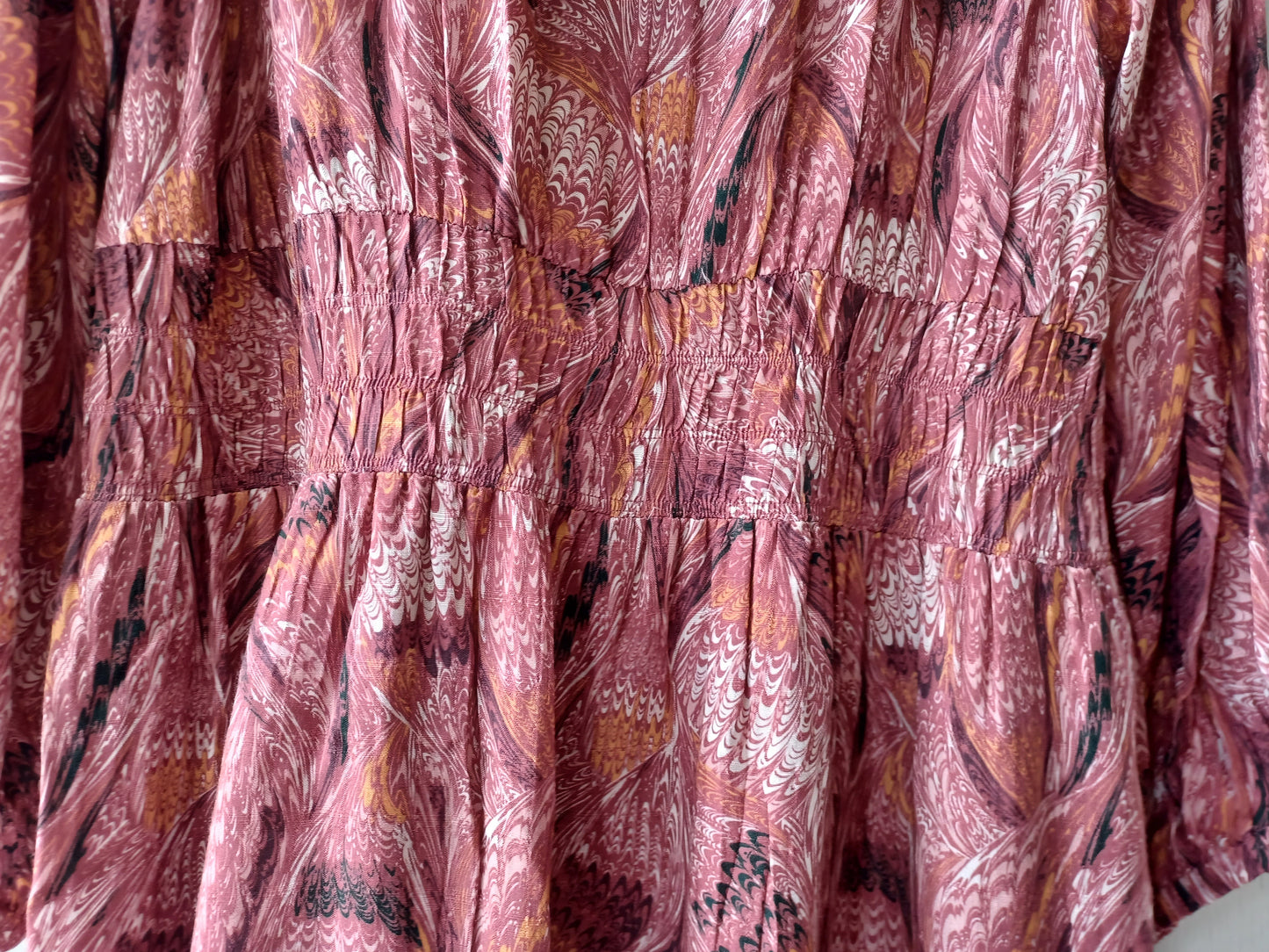 ROBE MAXI MARBRE
