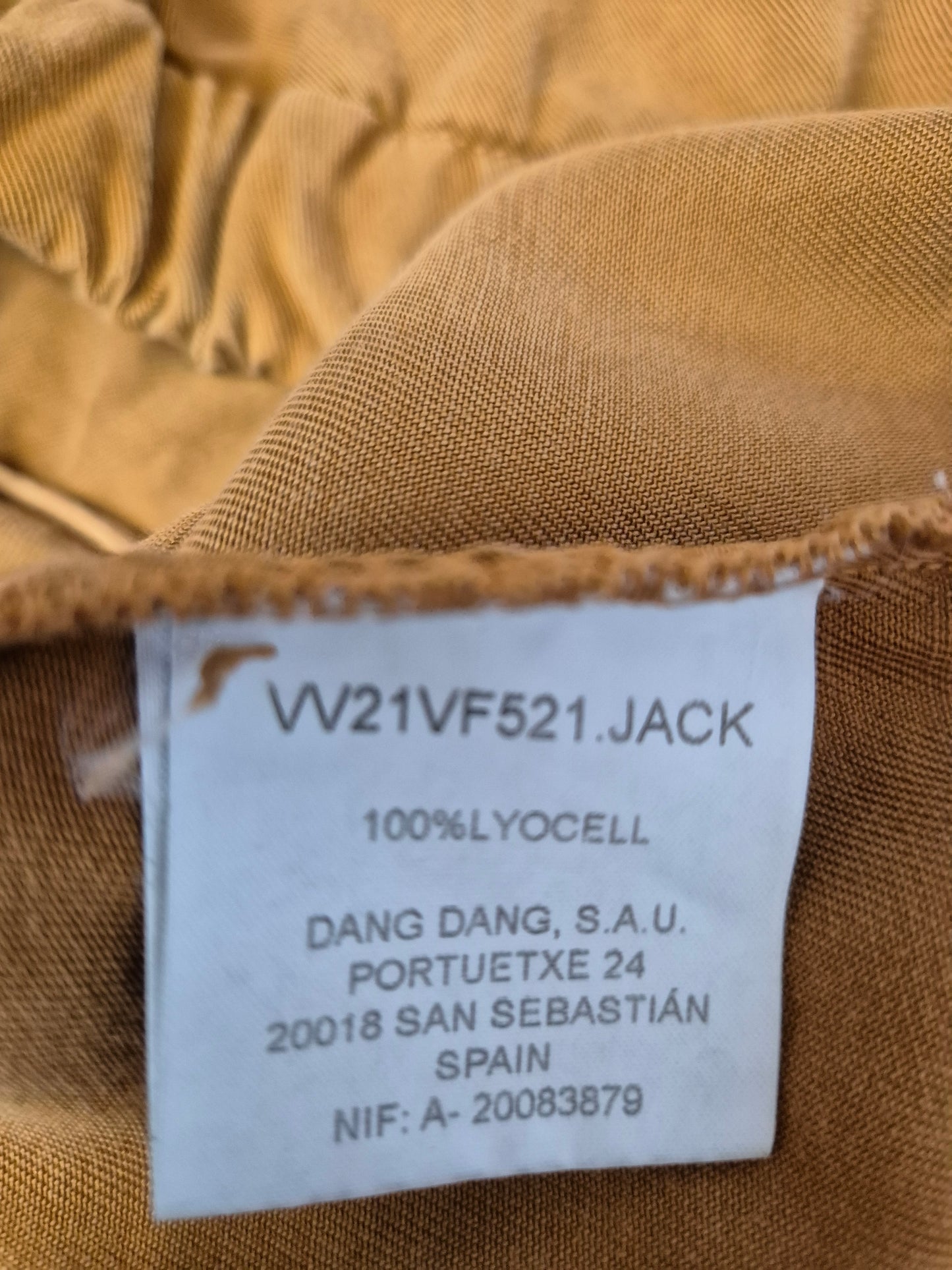 Pantalón Lyocell marron