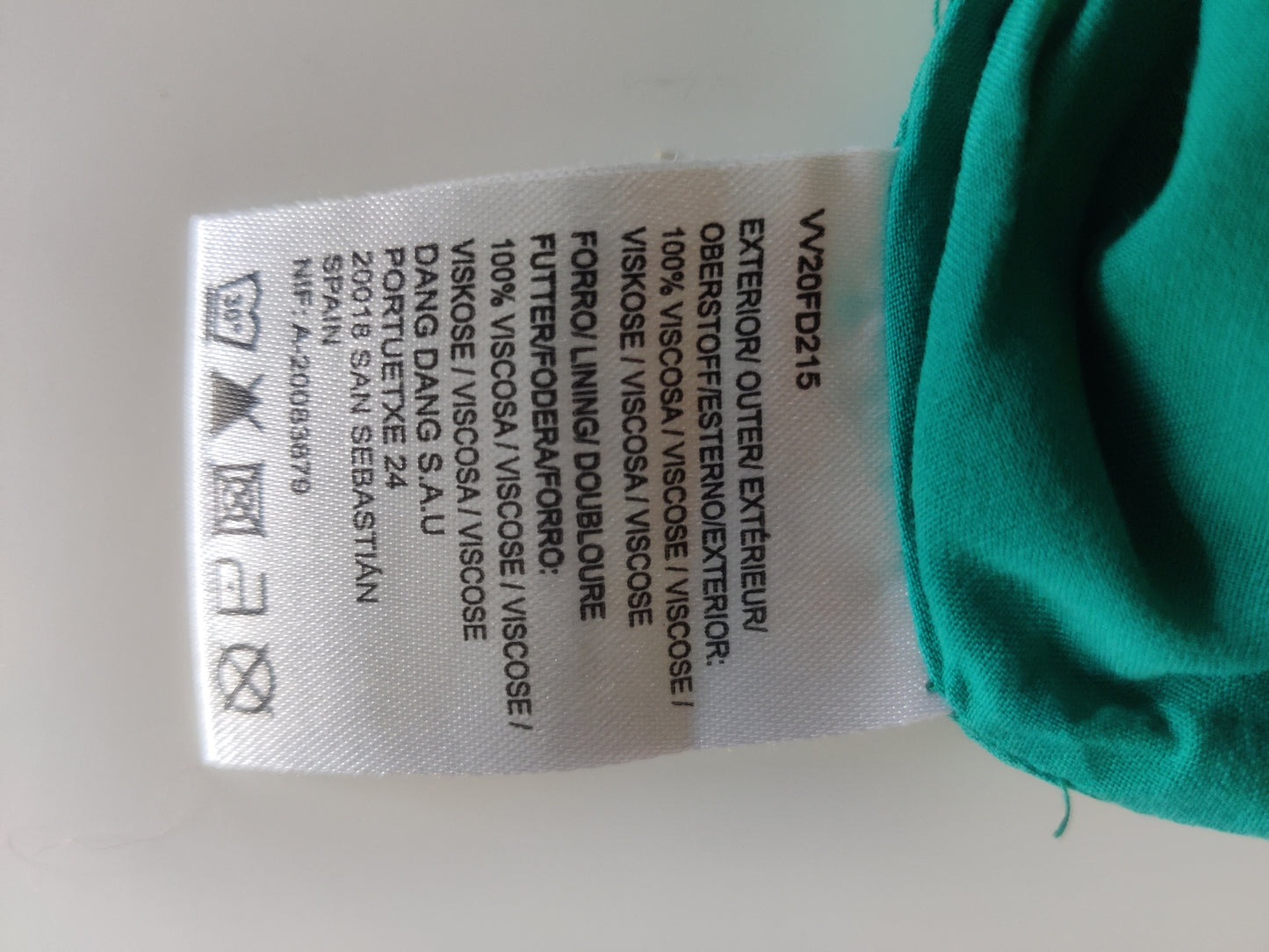 Robe verte