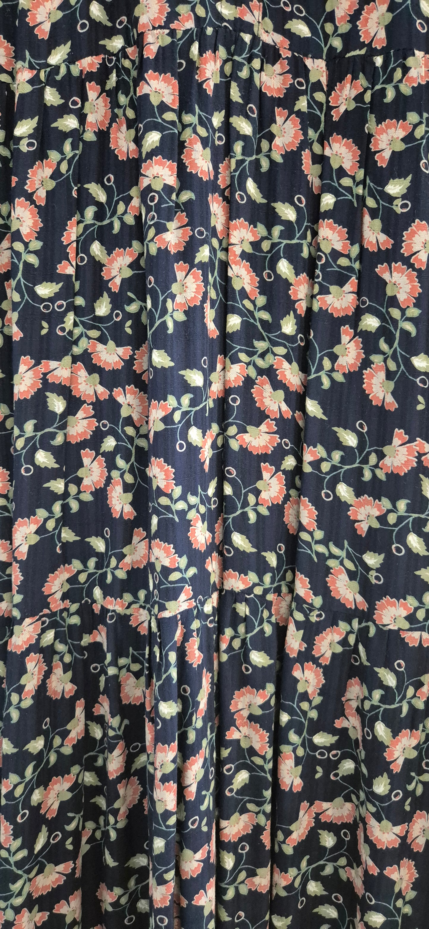Blue floral dress