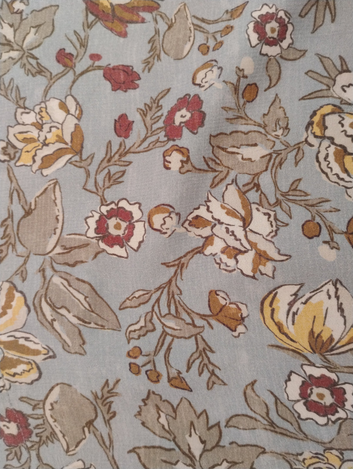 Falda larga estampado de flores
