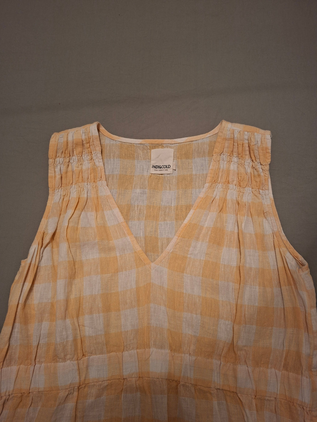 Vestido cuadros vichy