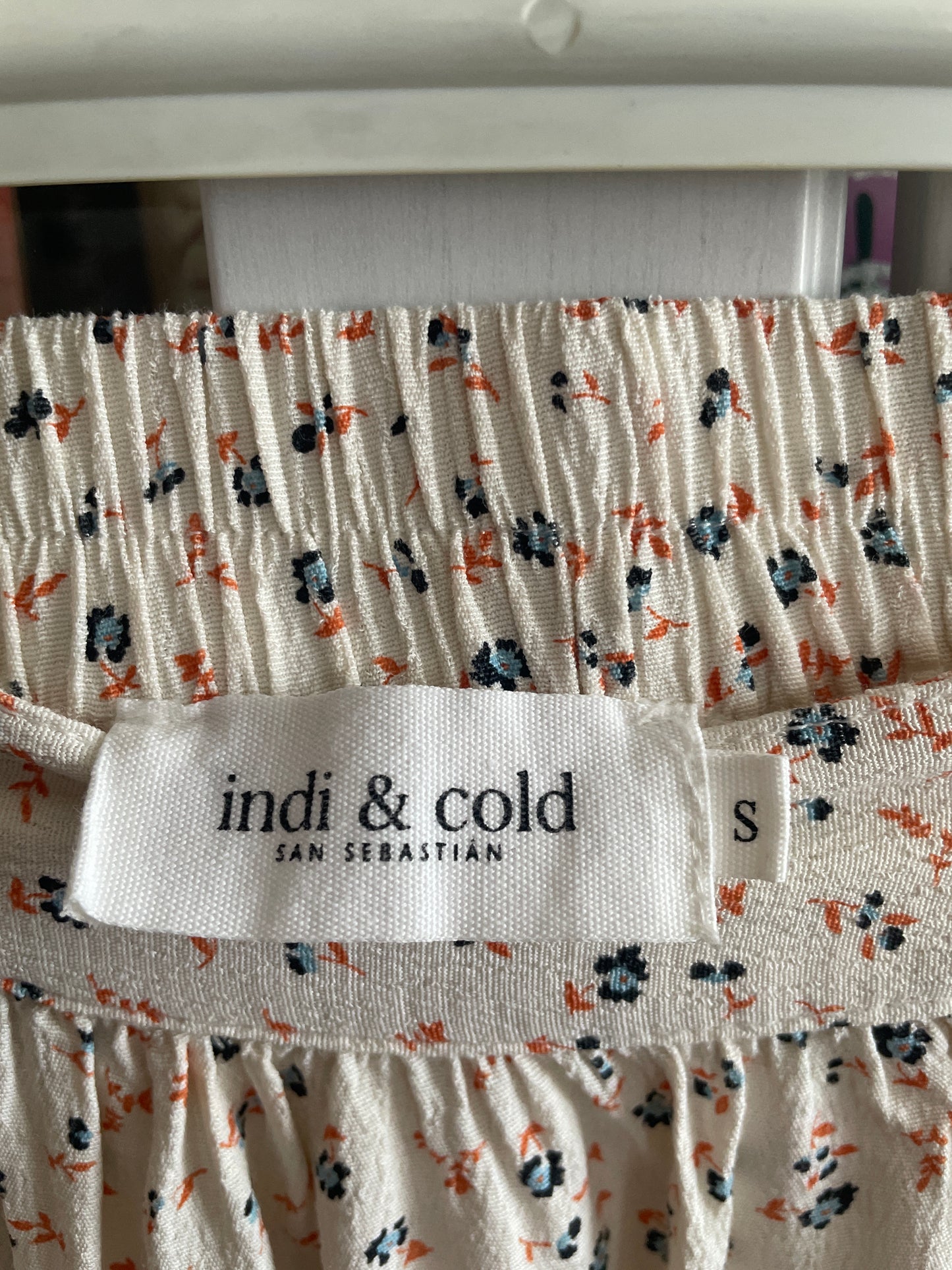 Multicolor summer midi skirt