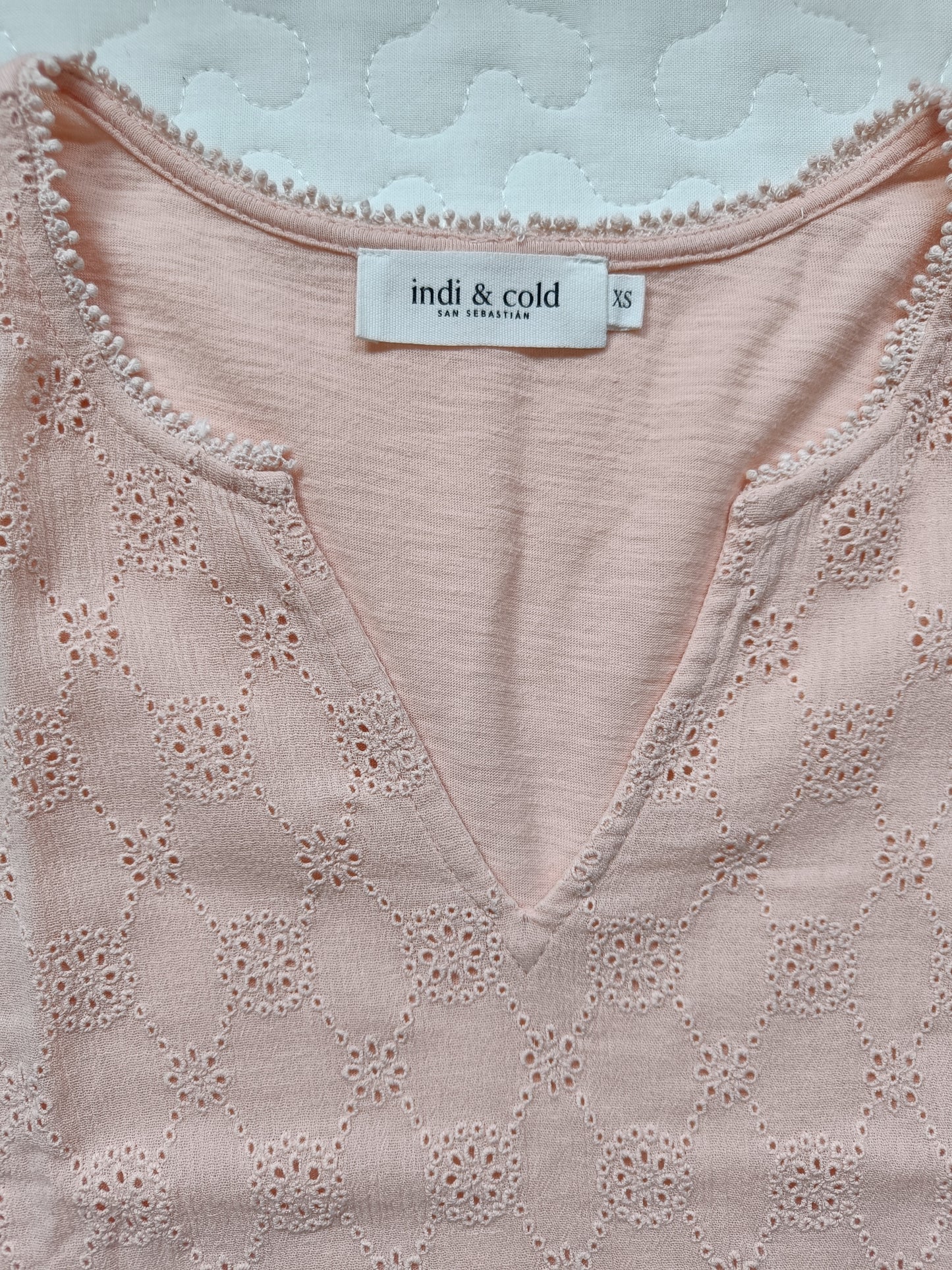 Pale pink tank top