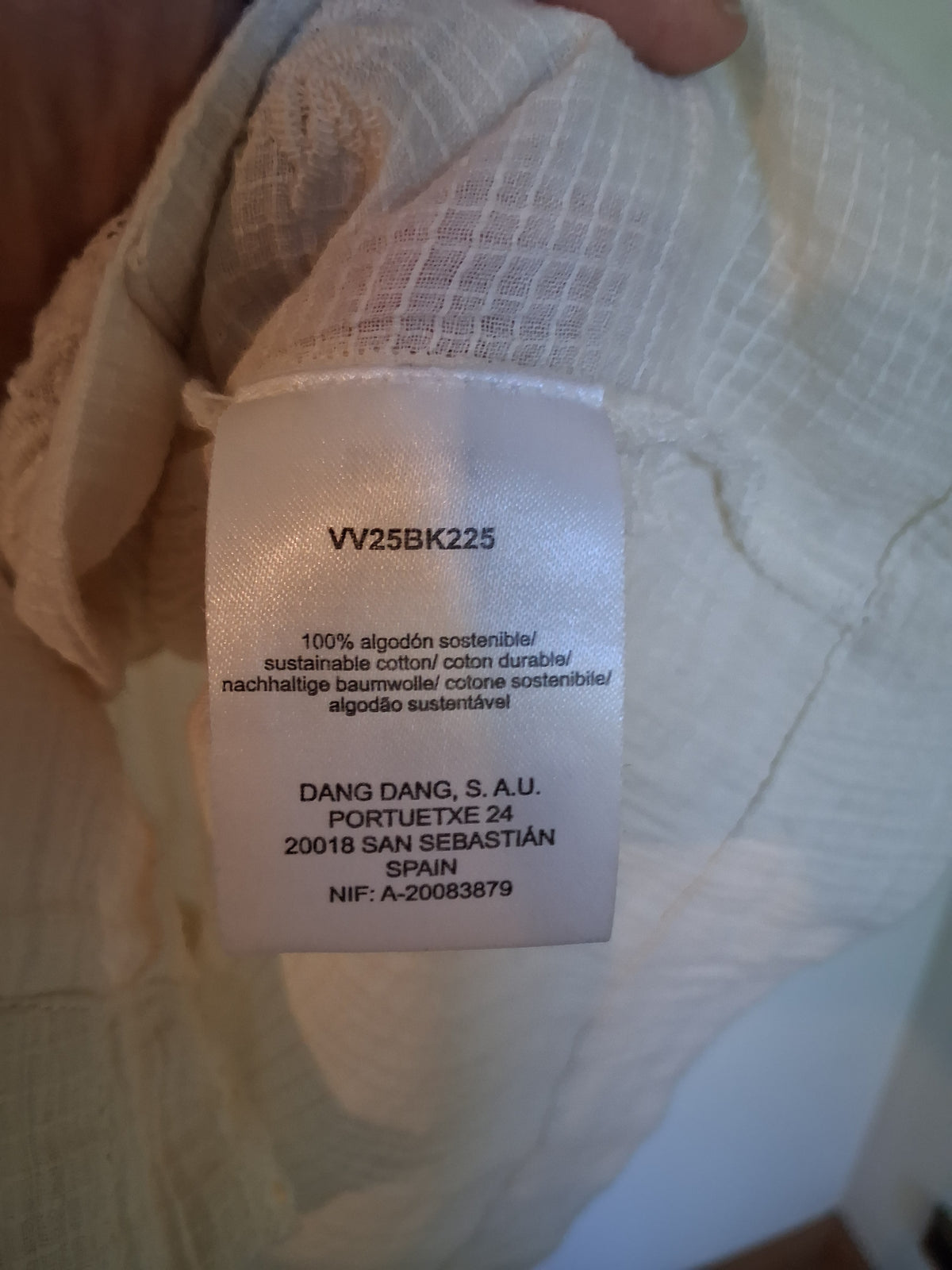 Chemise blanc cassé avec broderies