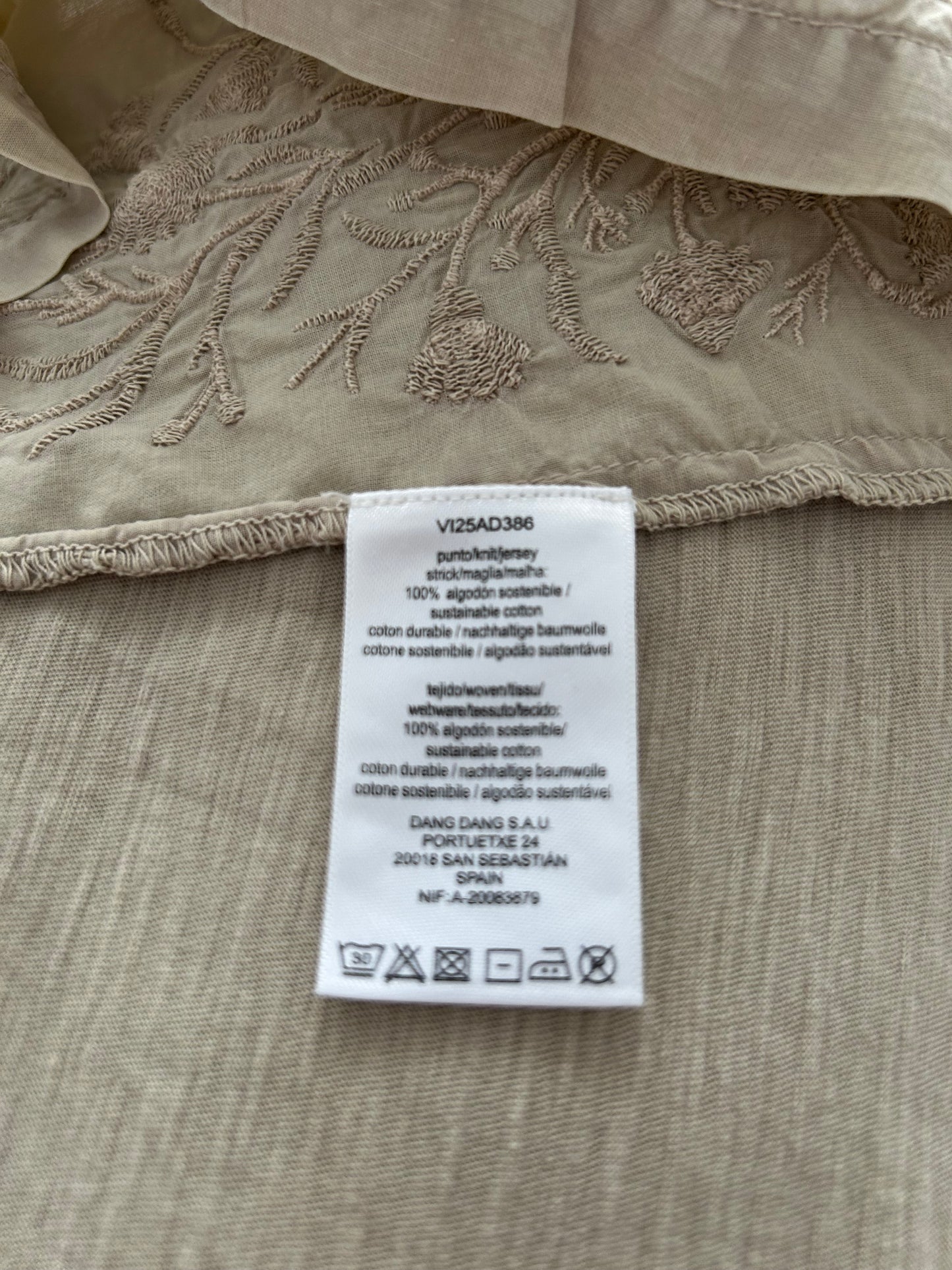 Camiseta bordados