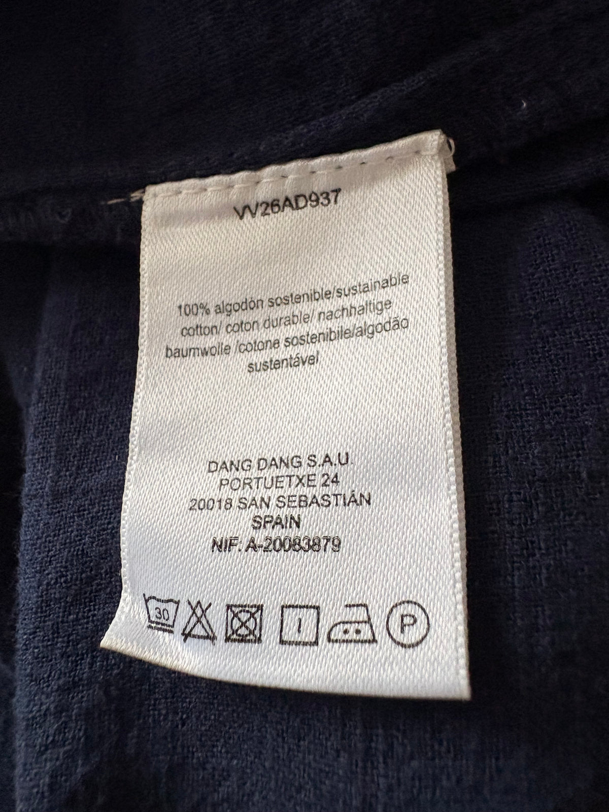 Blue cotton harem pants