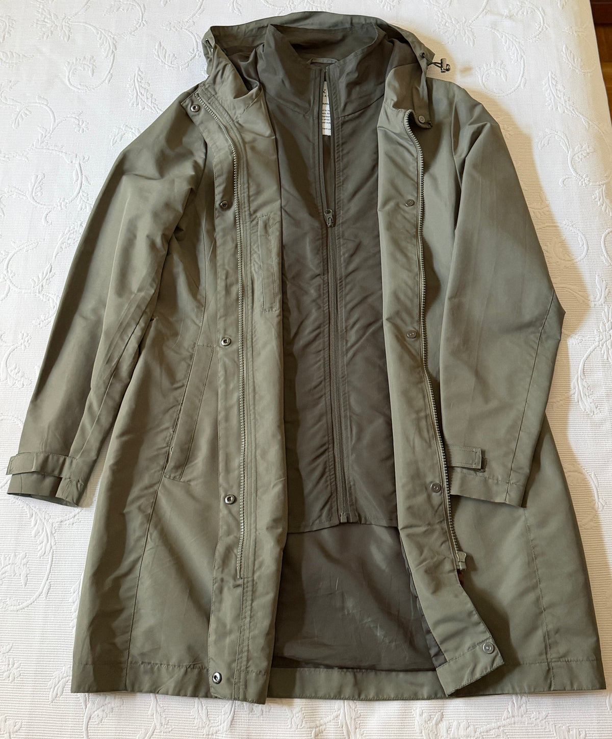 Trench kaki