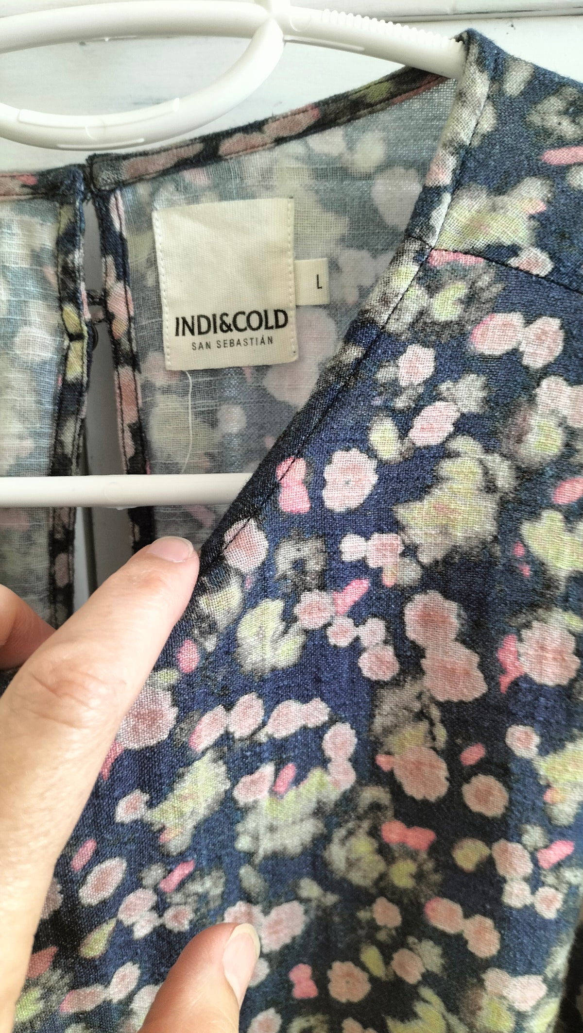 Blusa con cintura con elástico smock