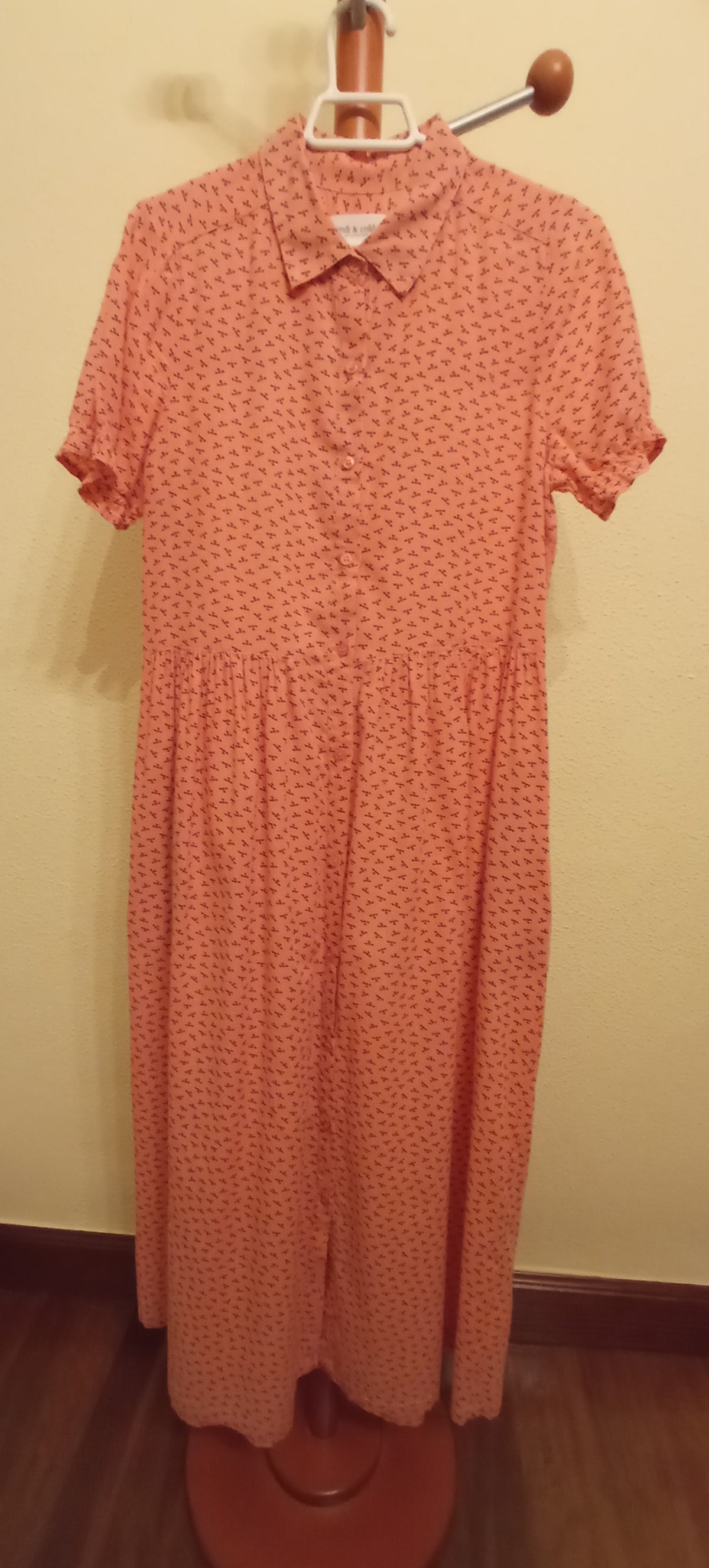 Robe couleur pêche