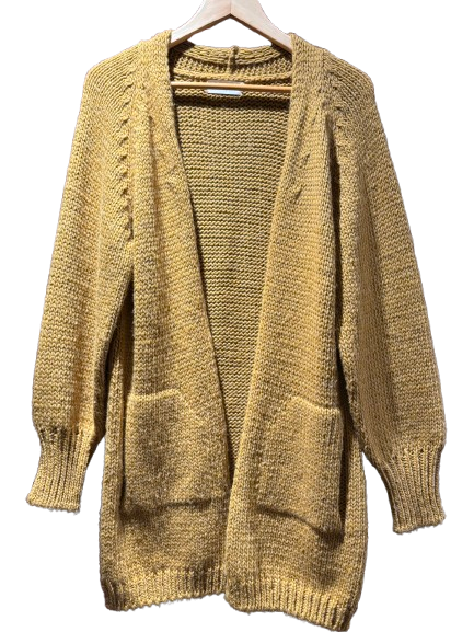 Wool sweater jacket