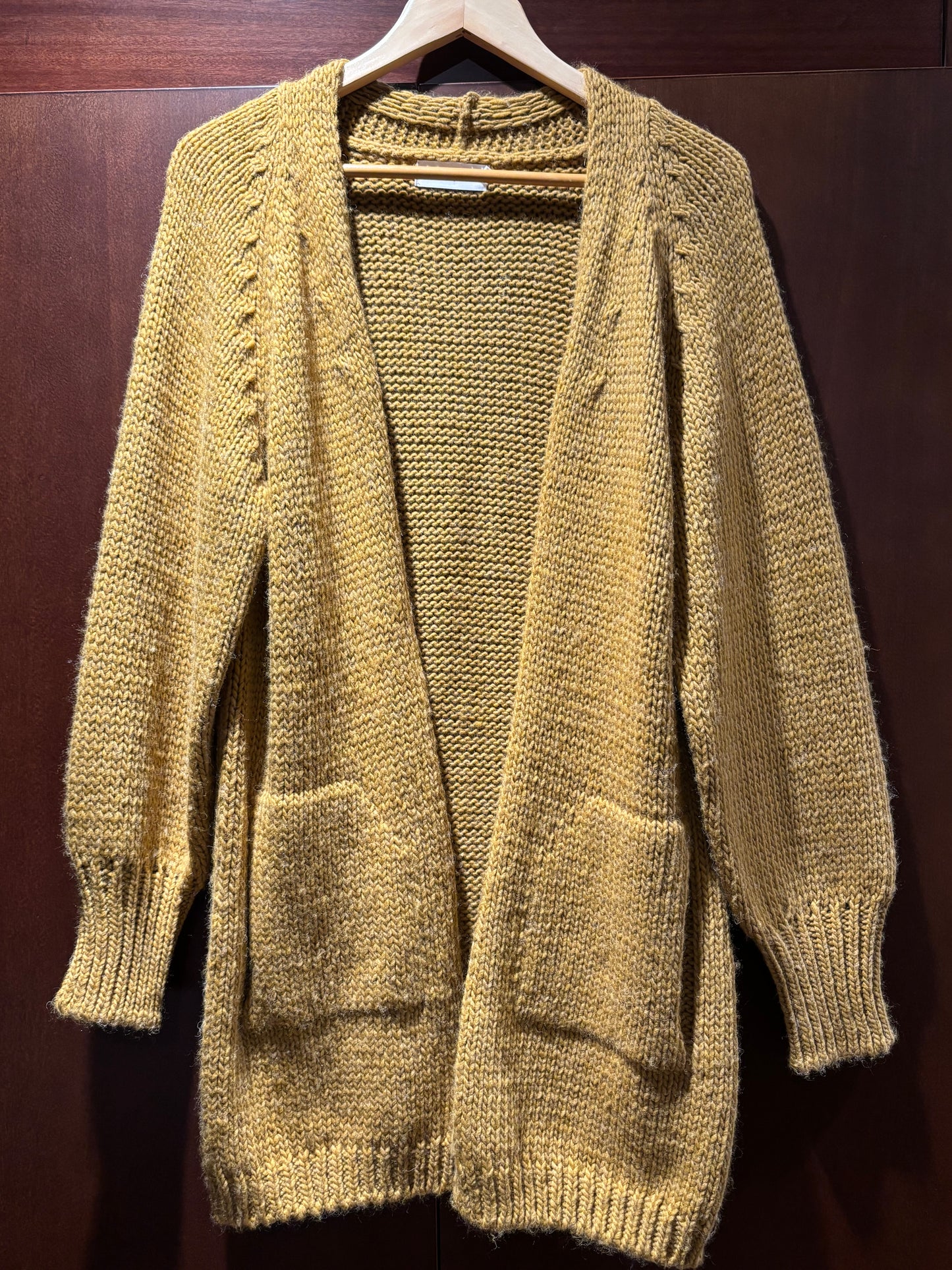 Wool sweater jacket