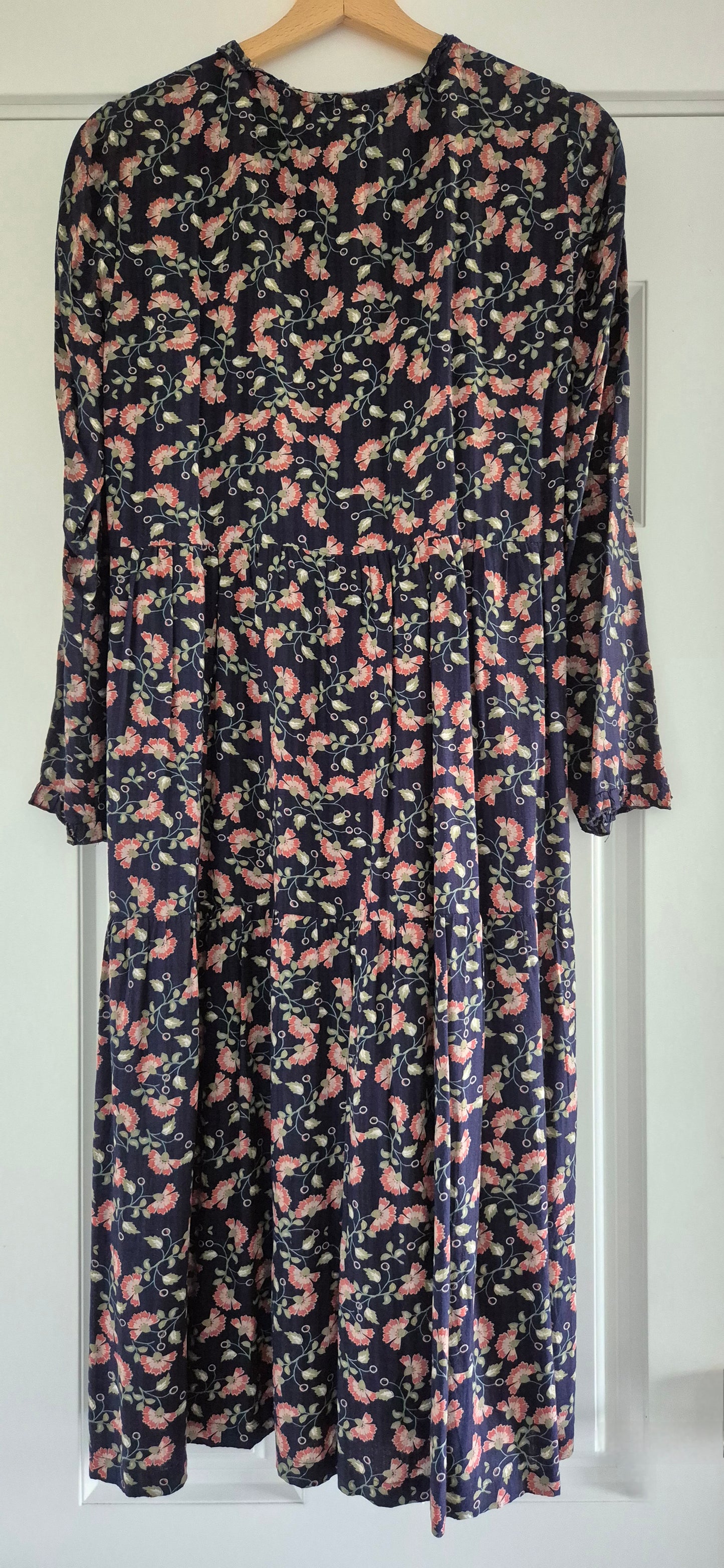 Blue floral dress