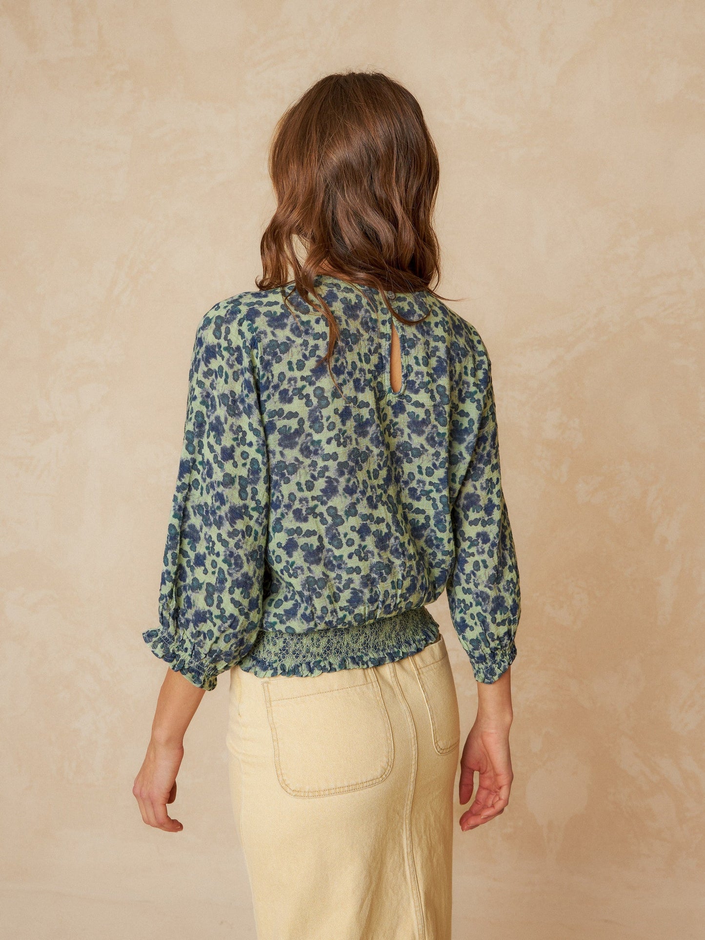 BLUSA ALGODÓN CREPADO