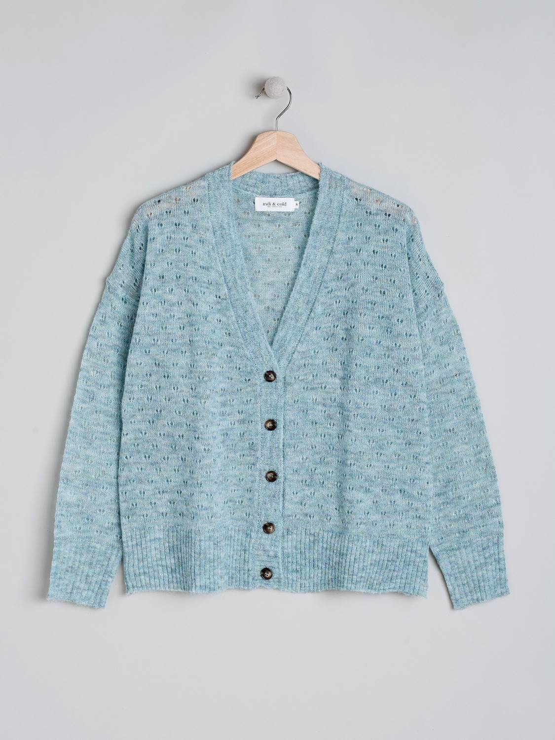OPENWORK KNITTED JACKET