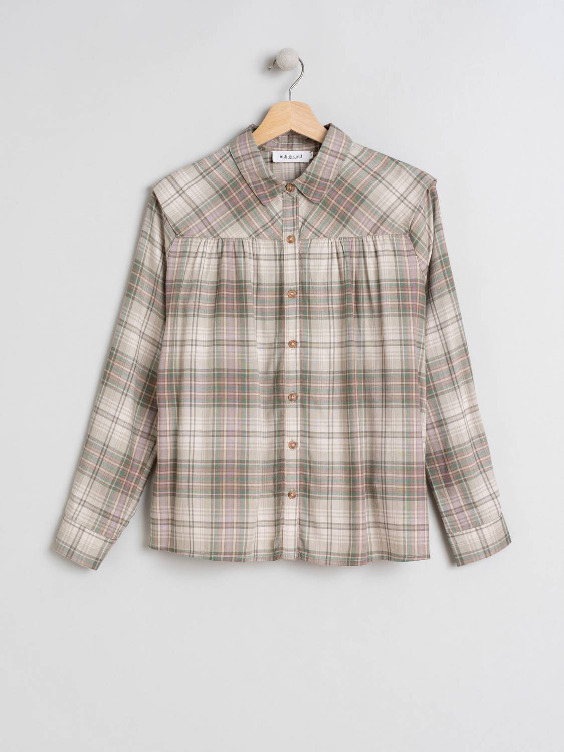 CHECKED YOKE SHIRT