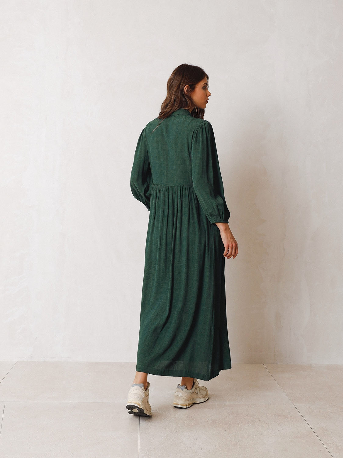 MAXI VESTIDO CAMISERO
