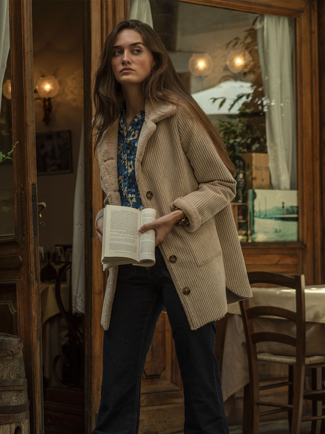 DOUBLE-SIDED CORDUROY COAT