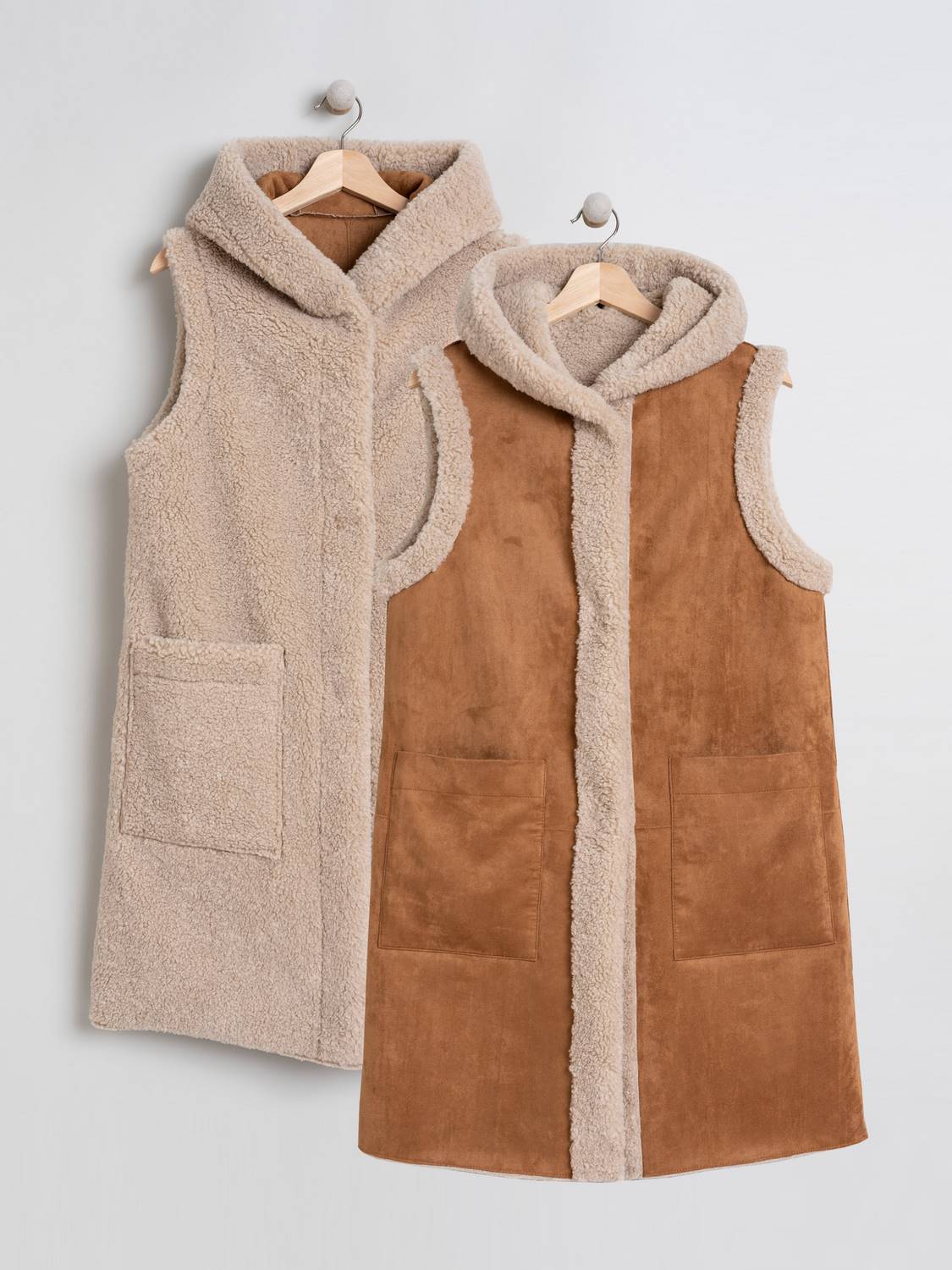 ABRIGO PELLIZA REVERSIBLE