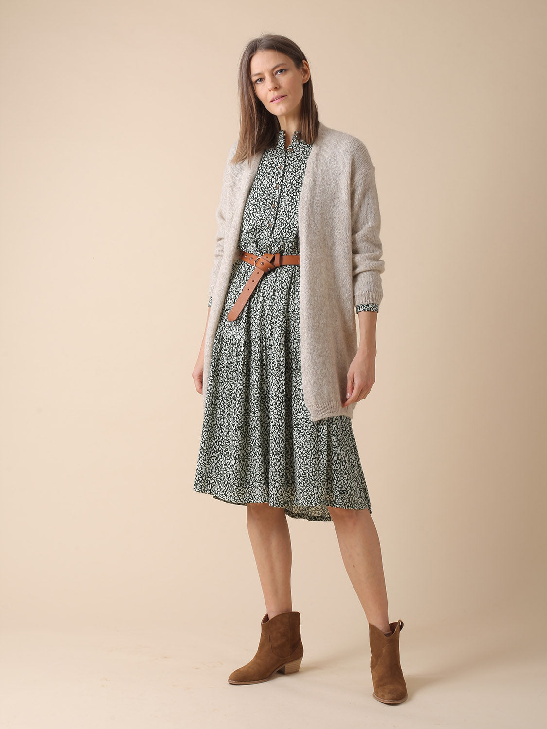 LONG JACKET WITH ALPACA