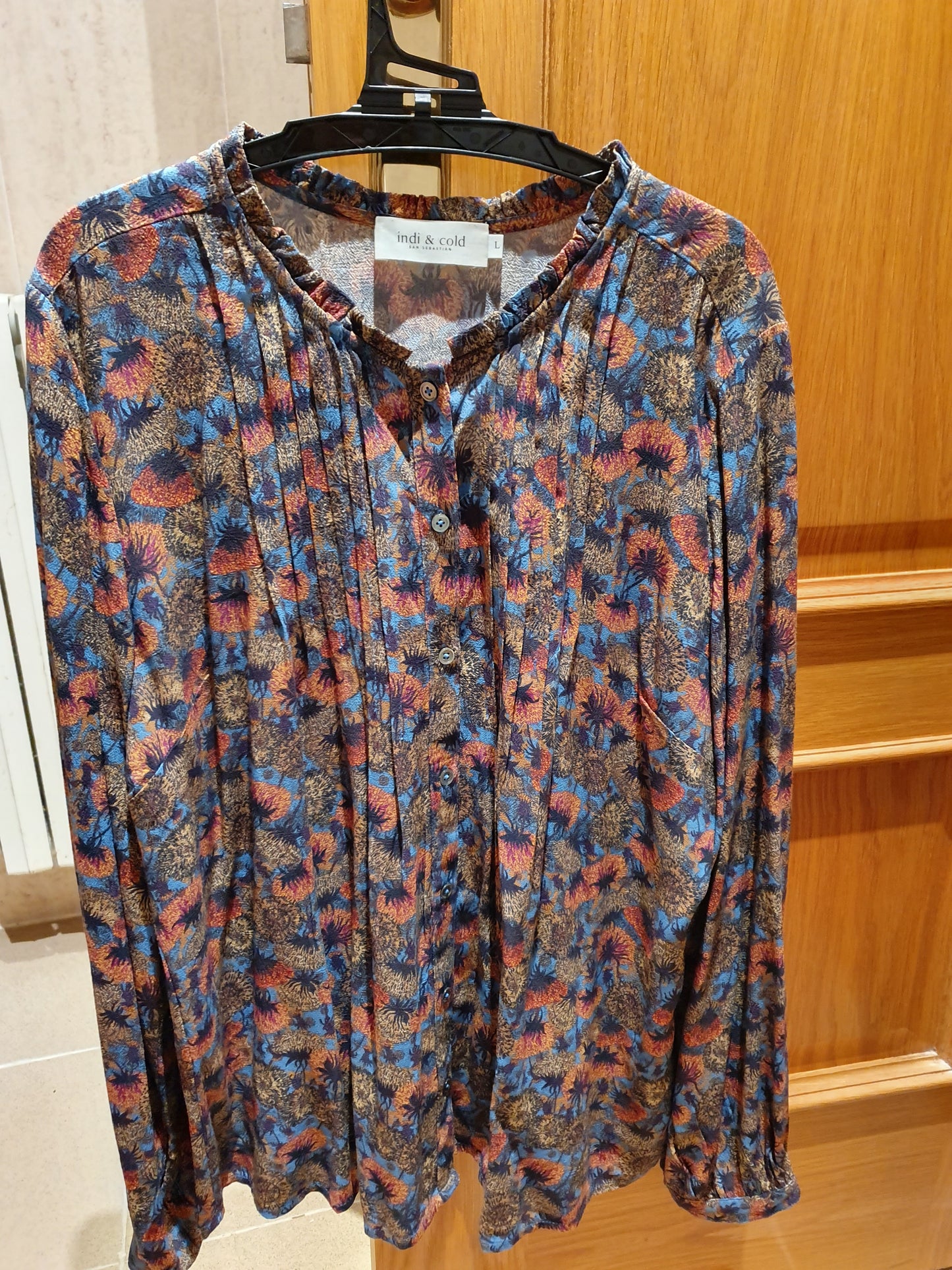 CAMISA ESTAMPADA EN VISCOSA ECOVERO
