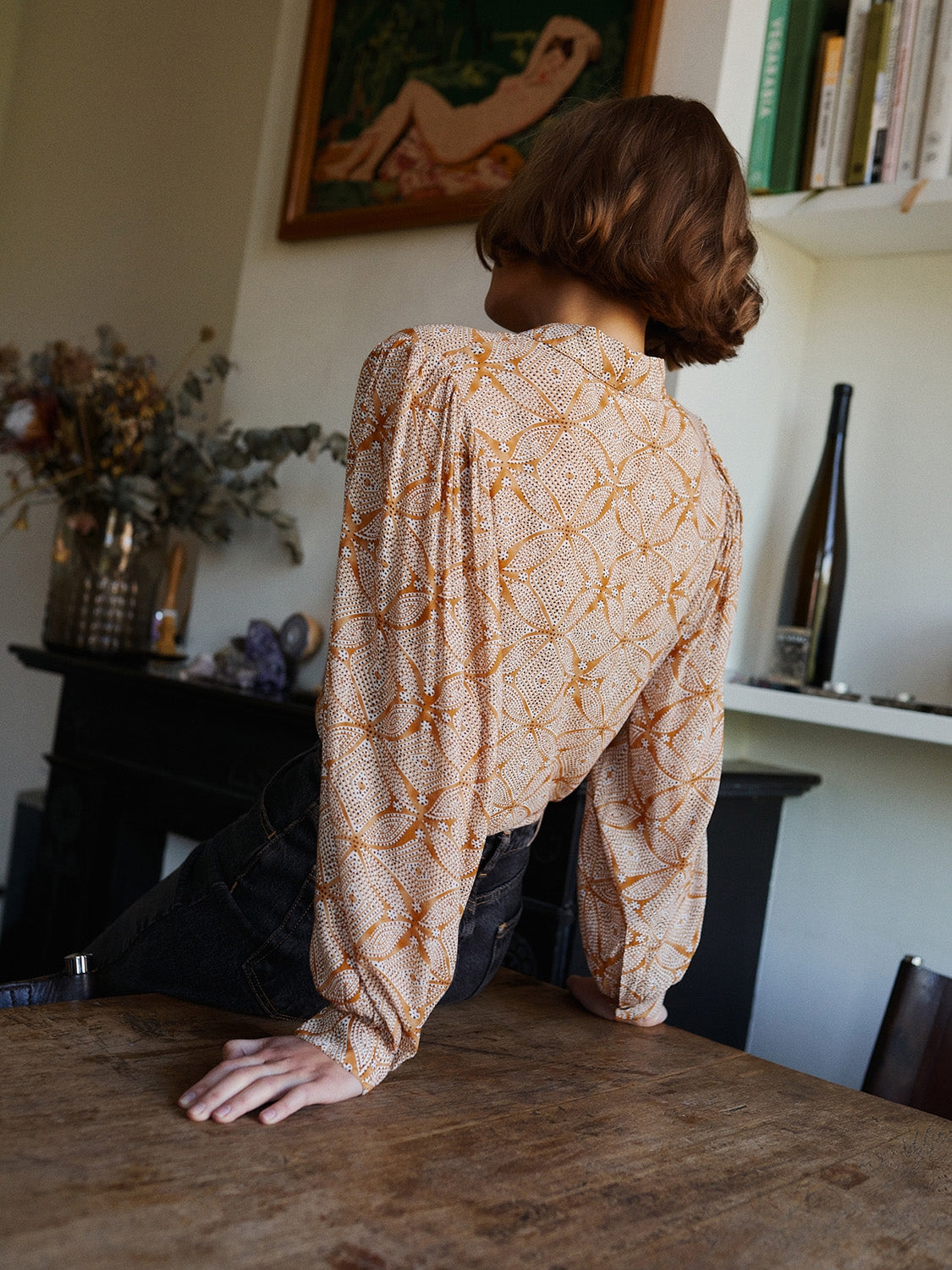 ETHNIC PRINT SHIRT