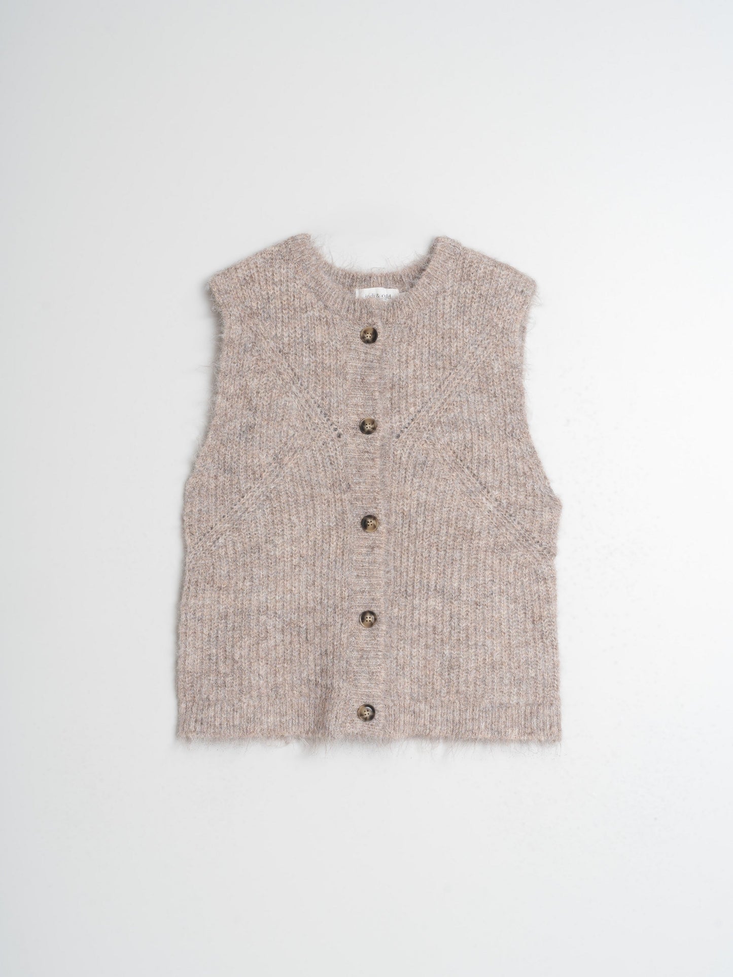COMBED KNIT VEST