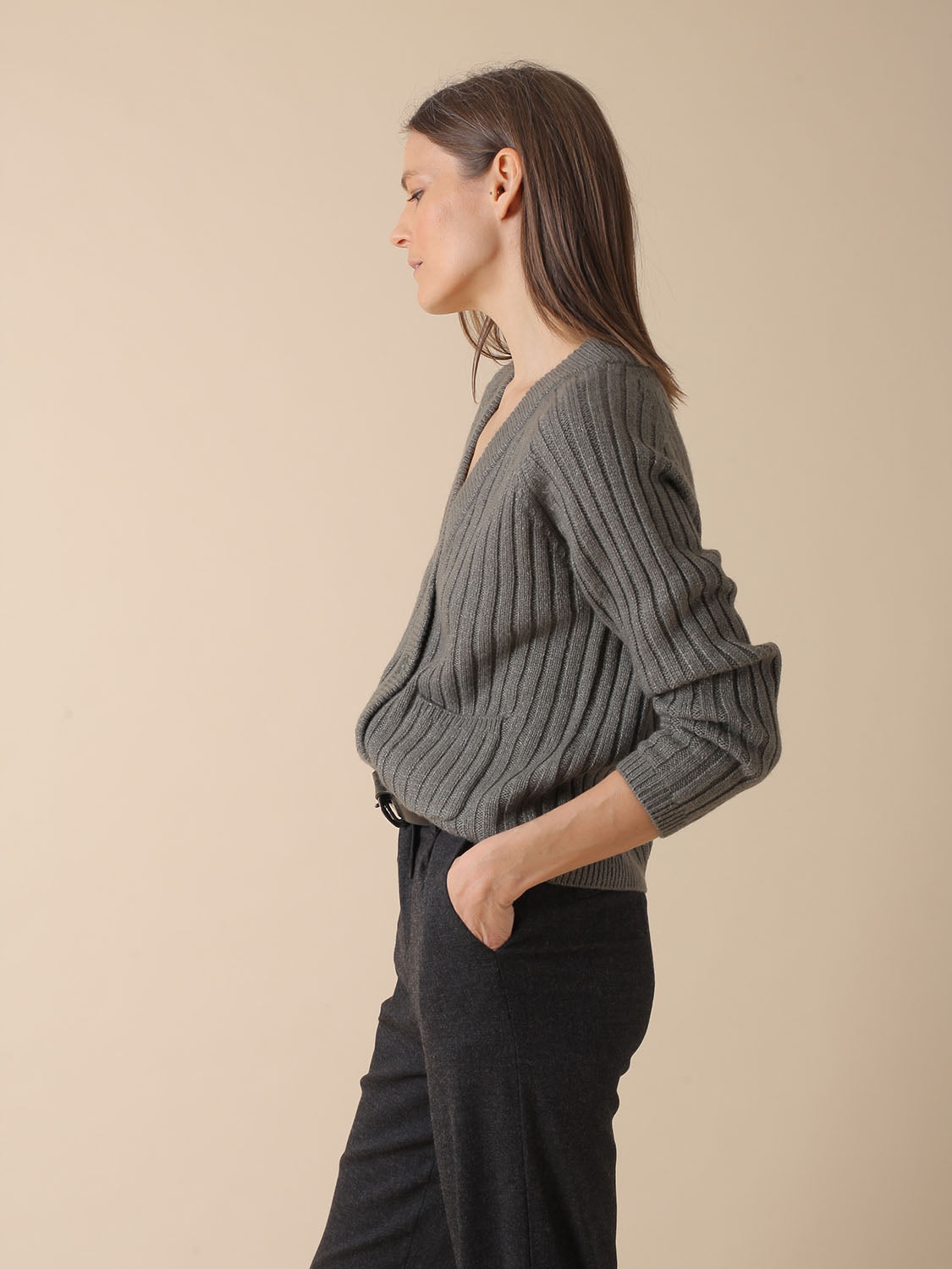 RECYCLED POLYESTER KNITTED JACKET