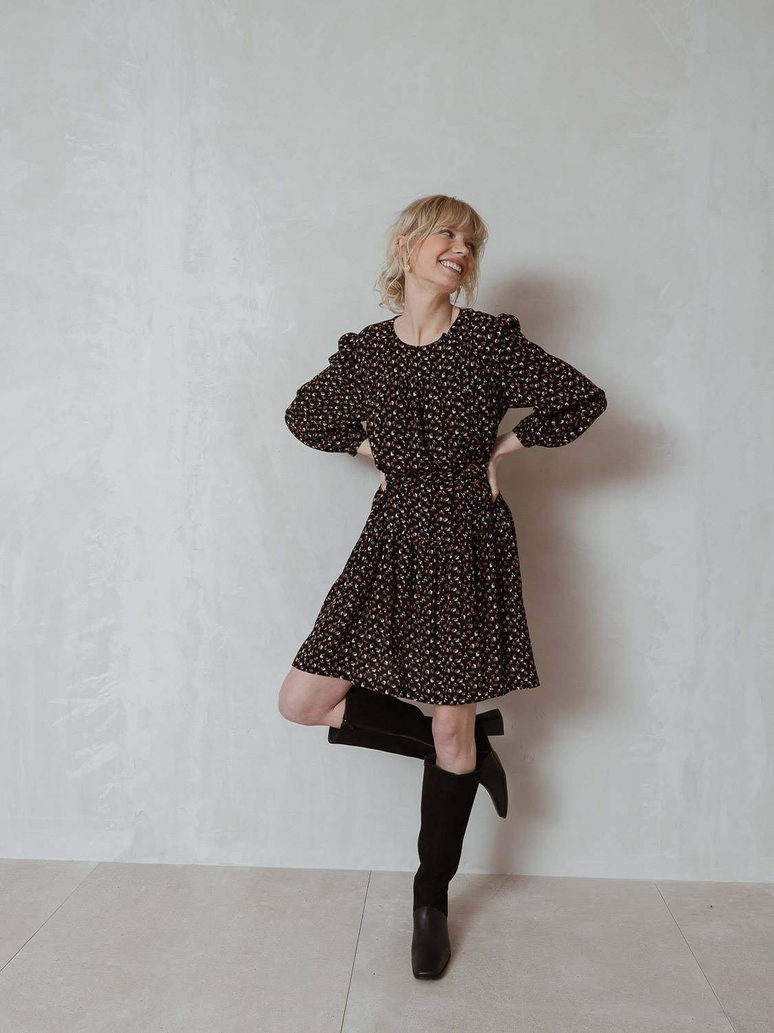 VESTIDO CORTO FLORAL