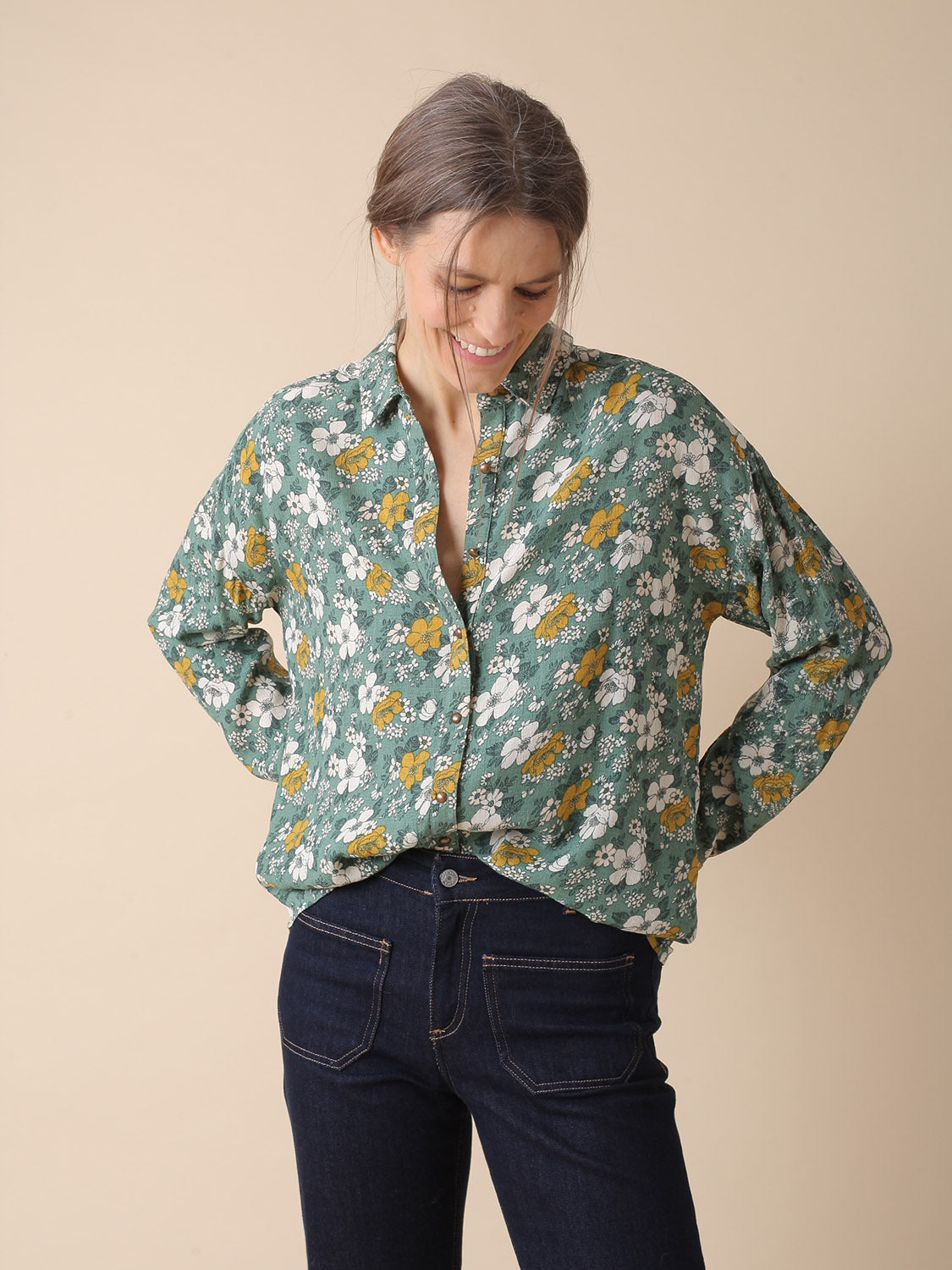 CAMISA SIENNA ESTAMPADO FLORAL