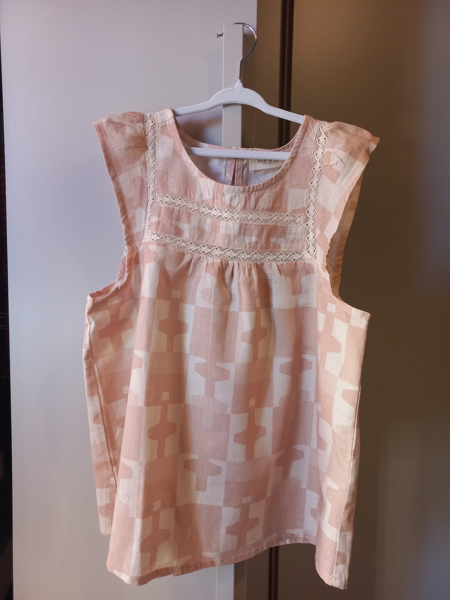 BLUSA ETNIC BICOLOR