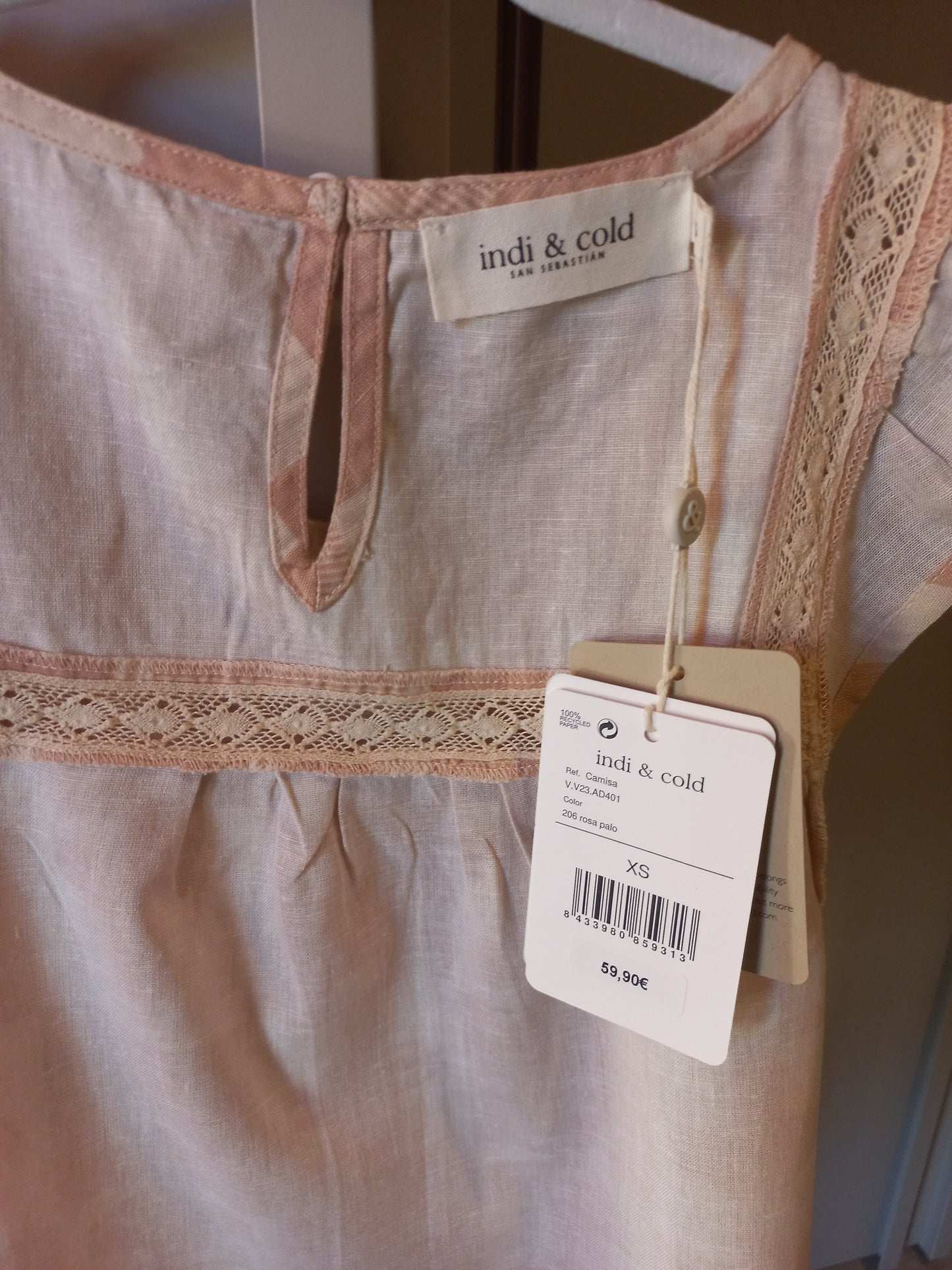 BLUSA ETNIC BICOLOR