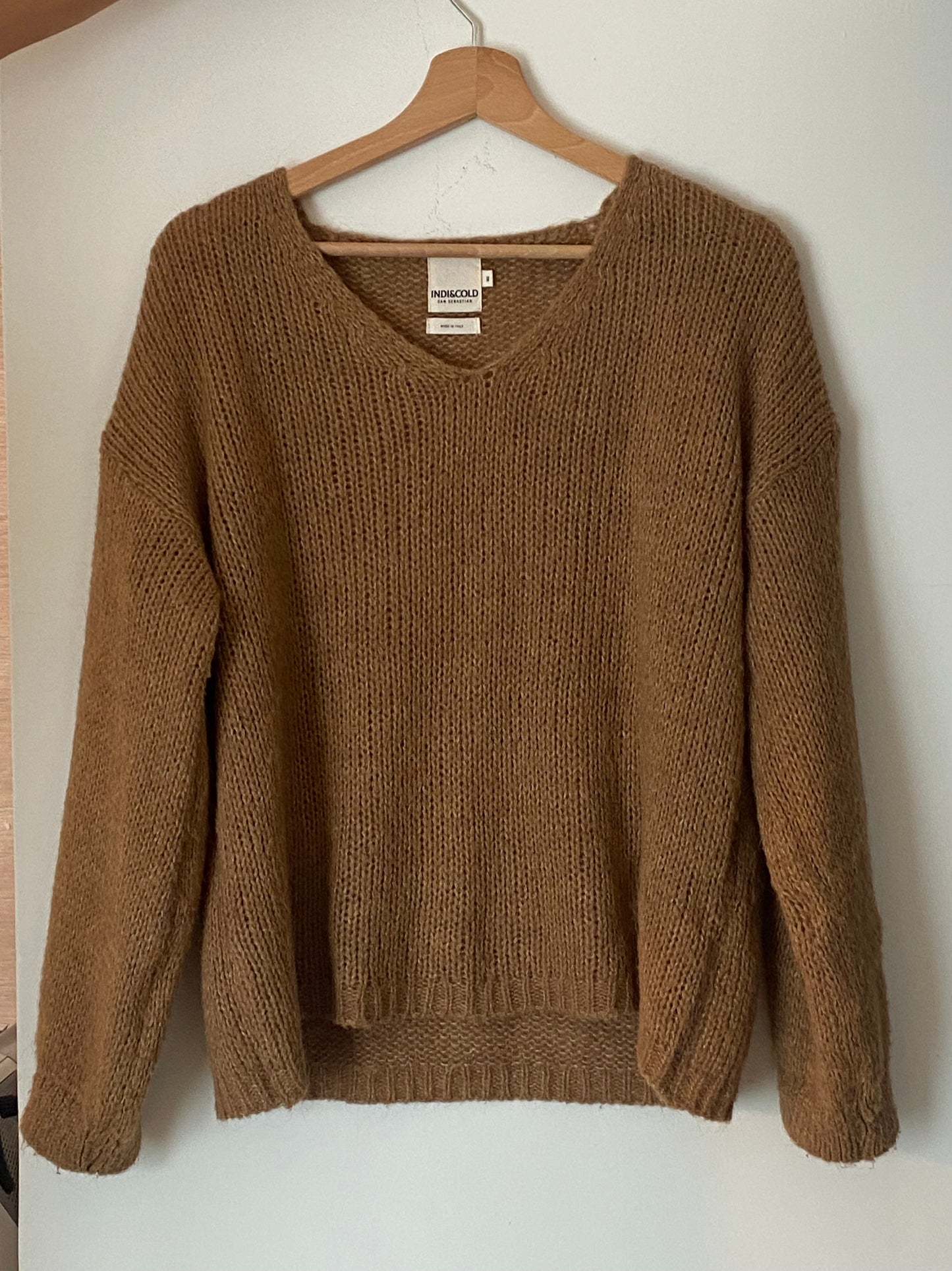 Winter knitted sweater