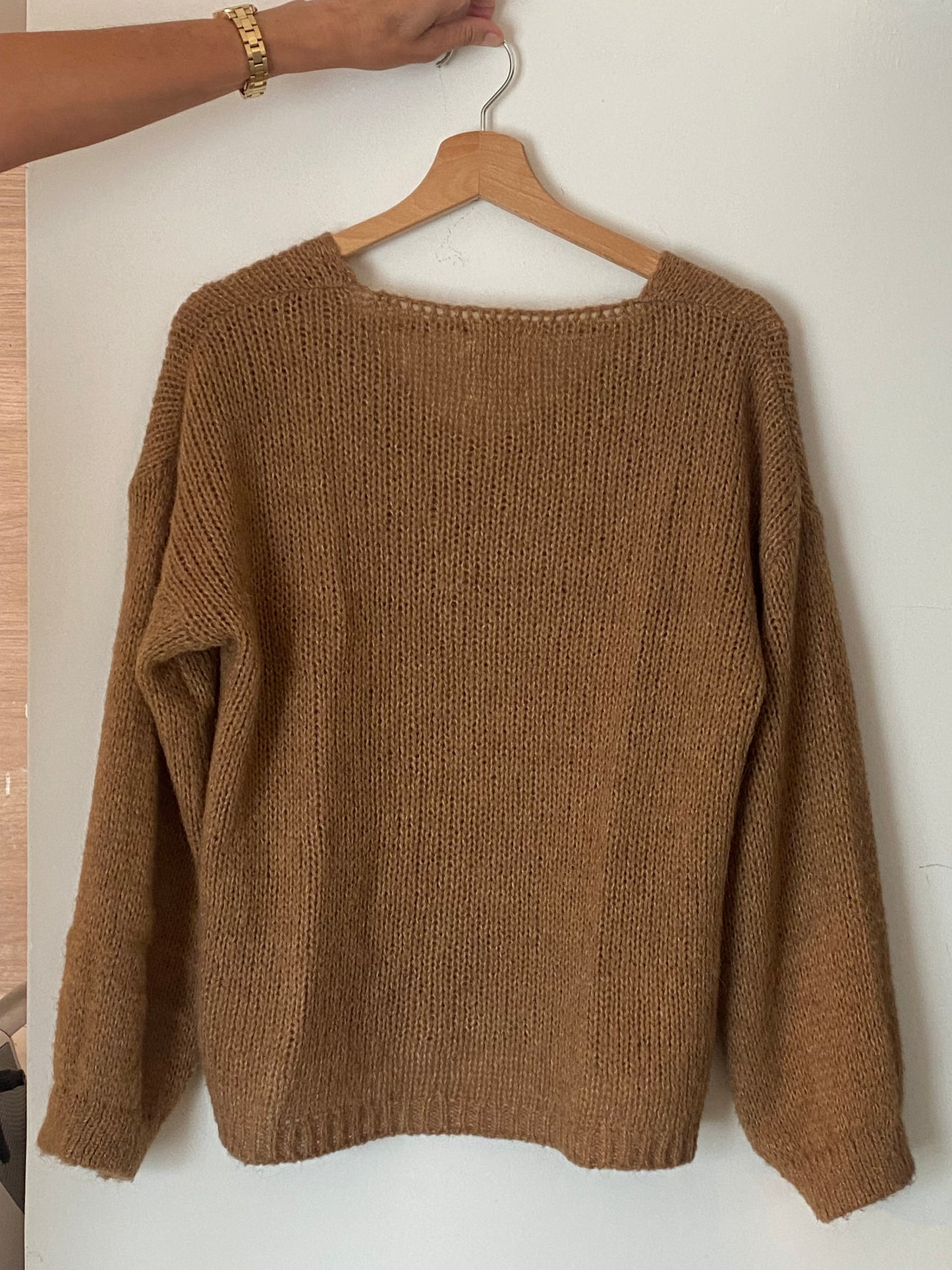 Winter knitted sweater