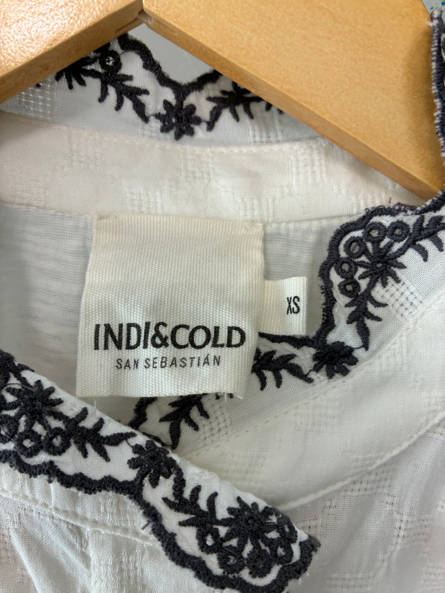 CONTRAST COMBINED T-SHIRT