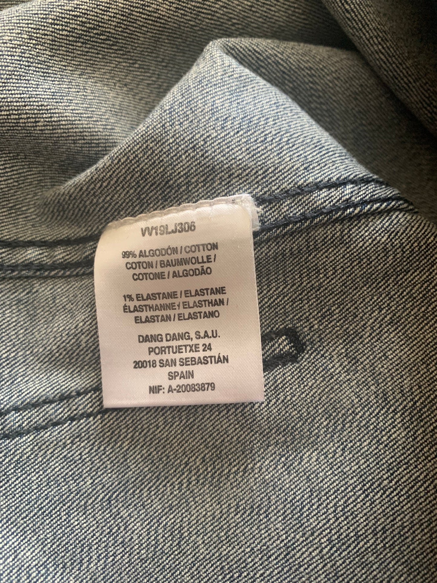 Veste en jean
