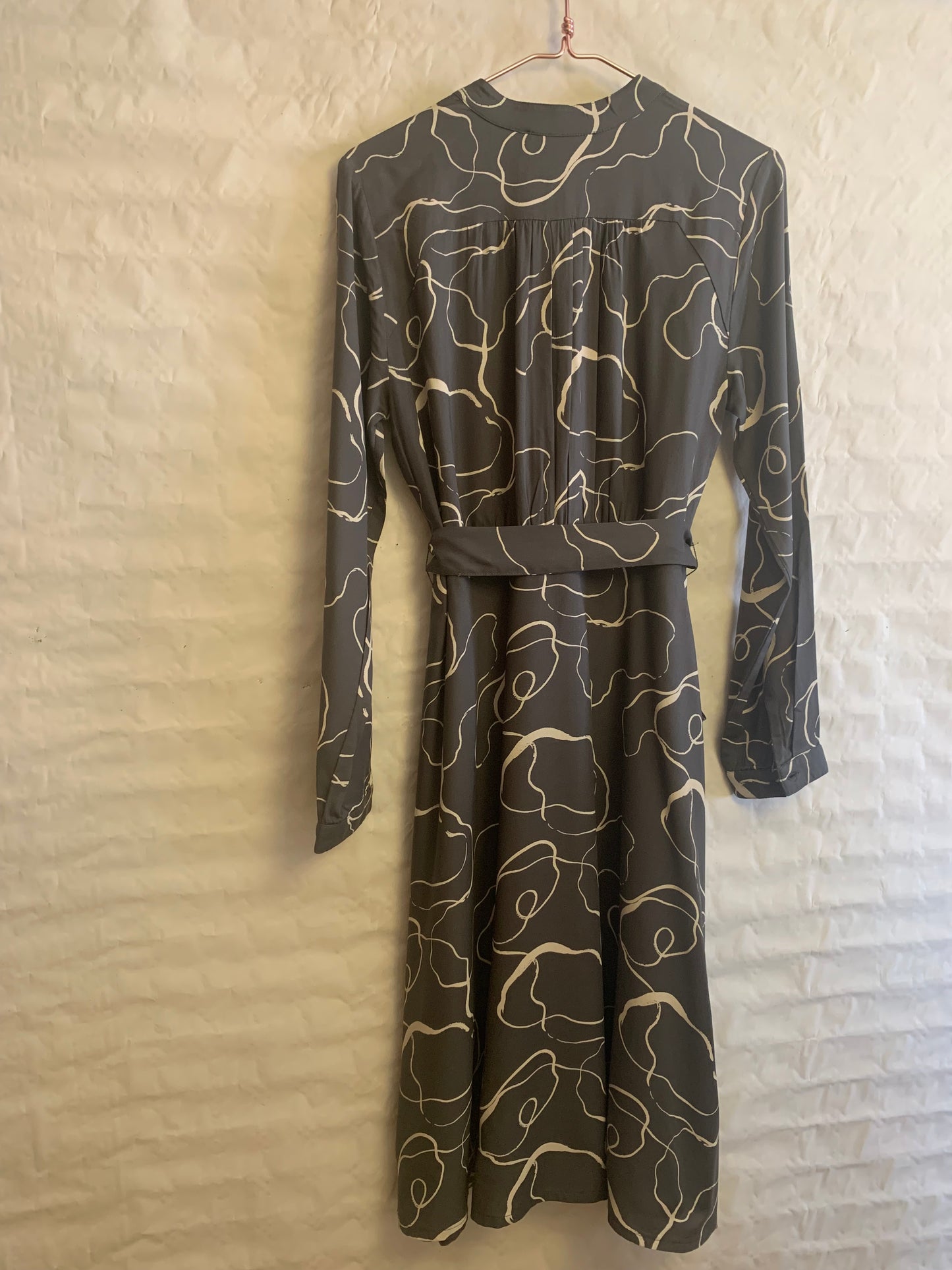 Robe chemise grise