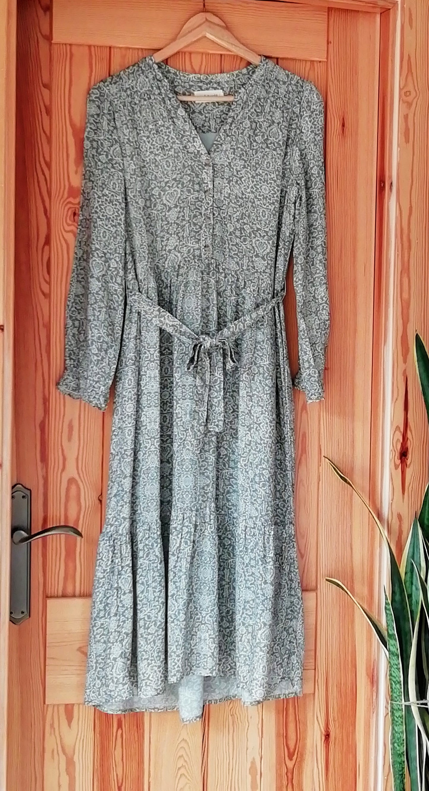 Vestido largo,Verde clarito