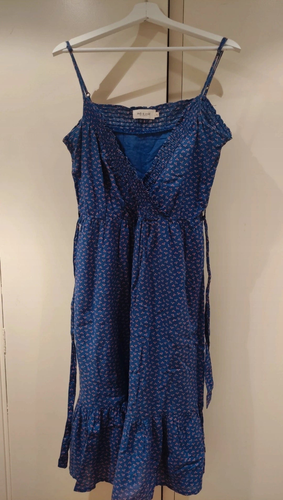 Robe midi fleurie