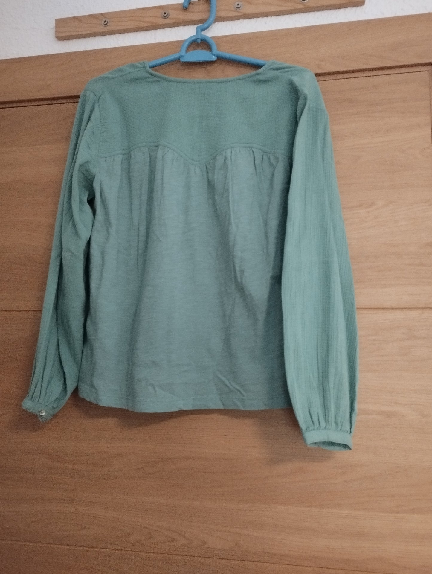 Turquoise blouse