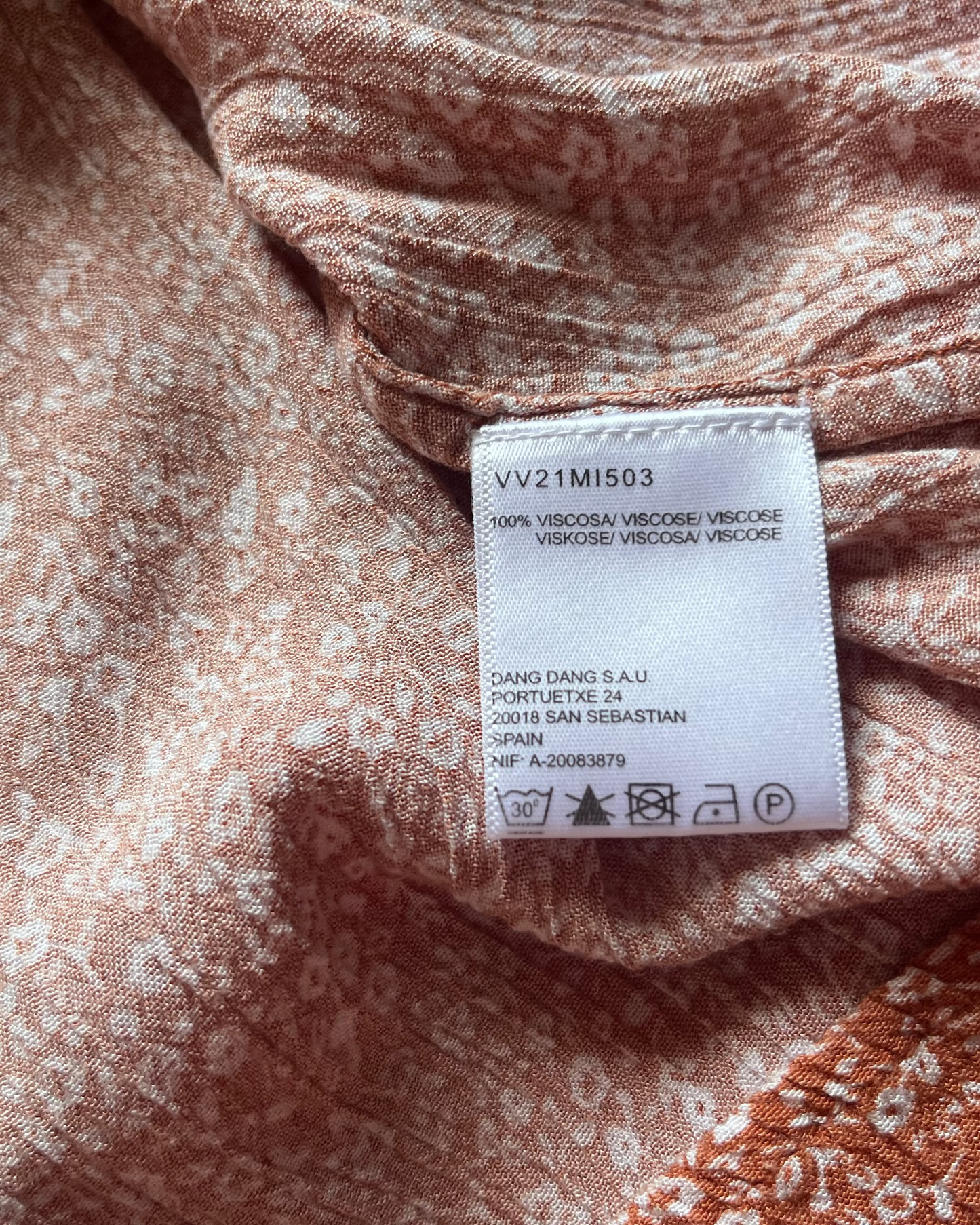 Camisa de viscosa