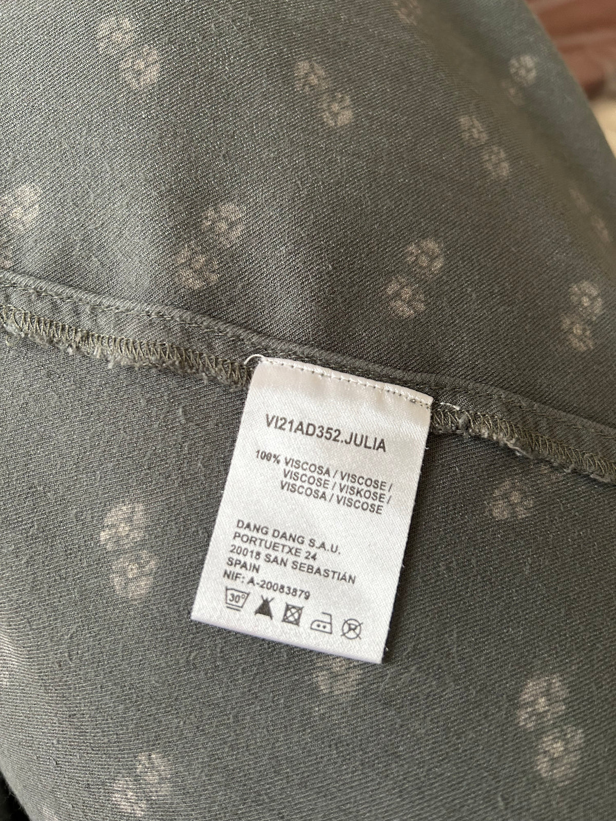 BLUSA JULIA EN VISCOSA ESTAMPADA