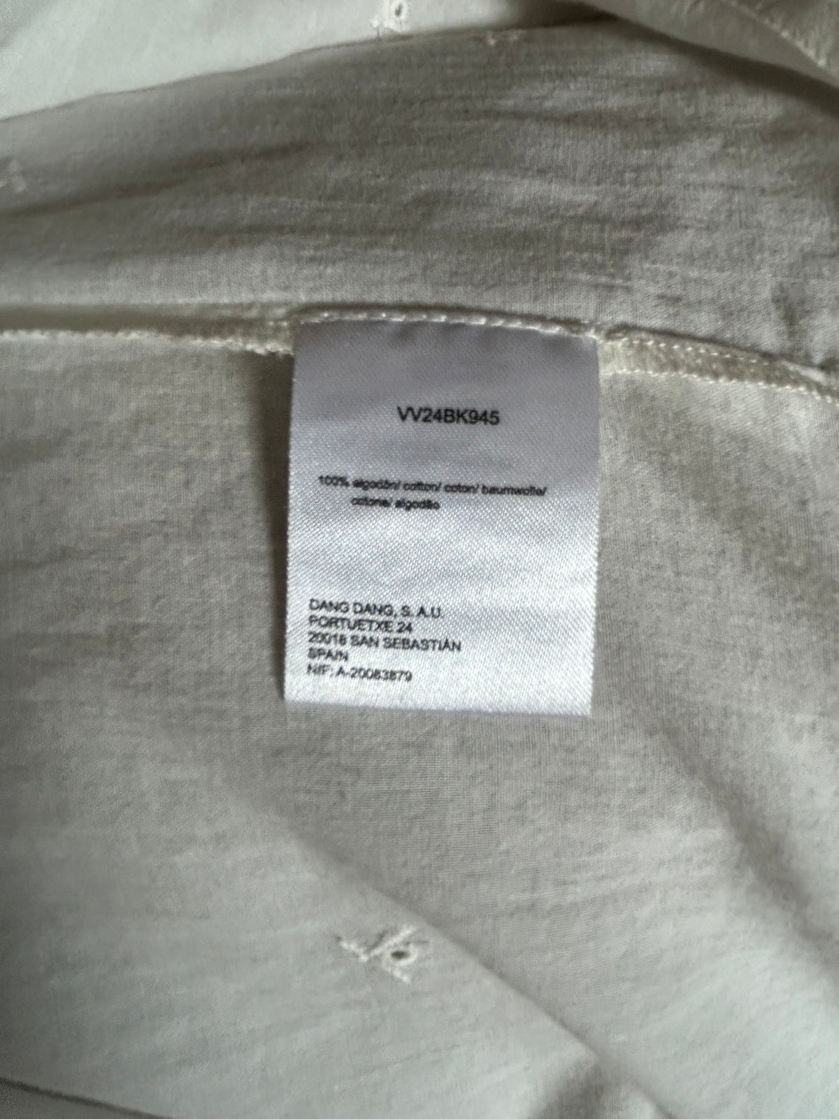 Blusa algodón