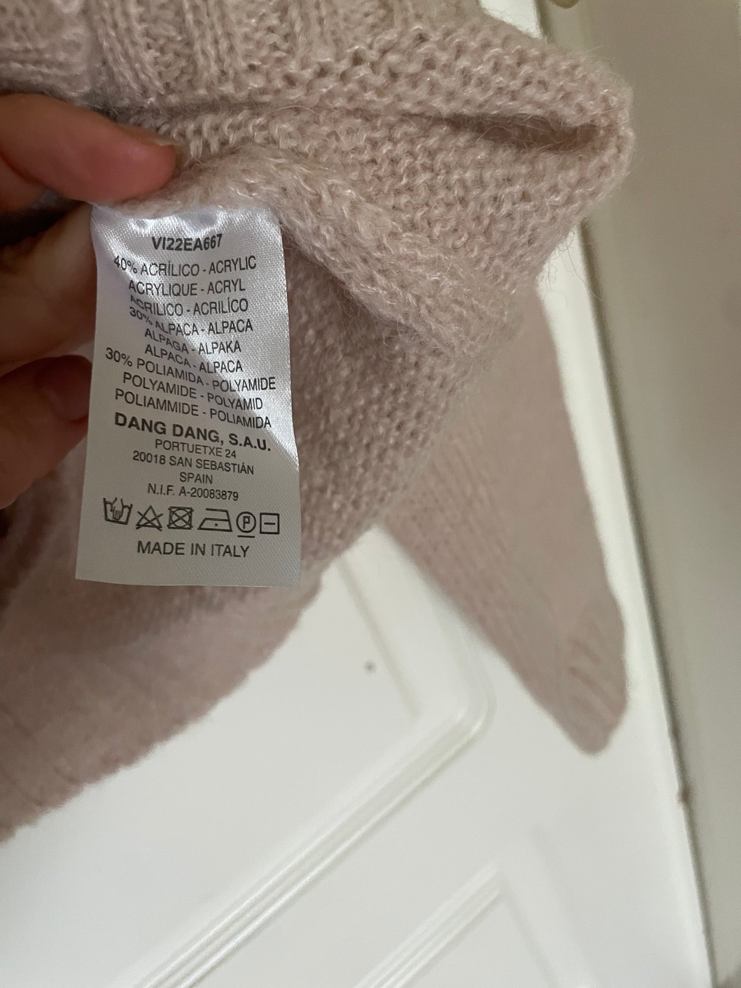 GILET COURT EN ALPAGA