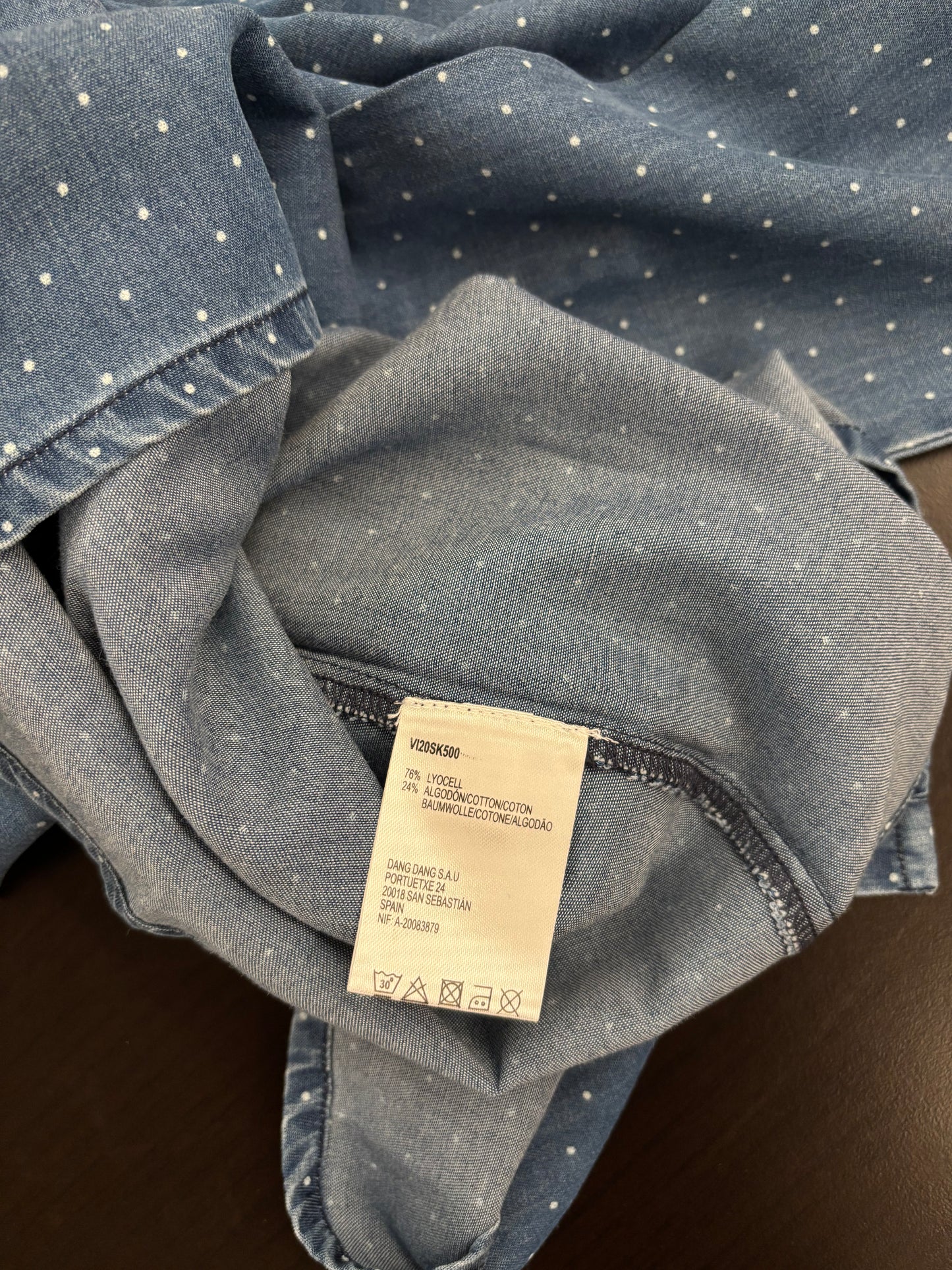 Chemise en denim