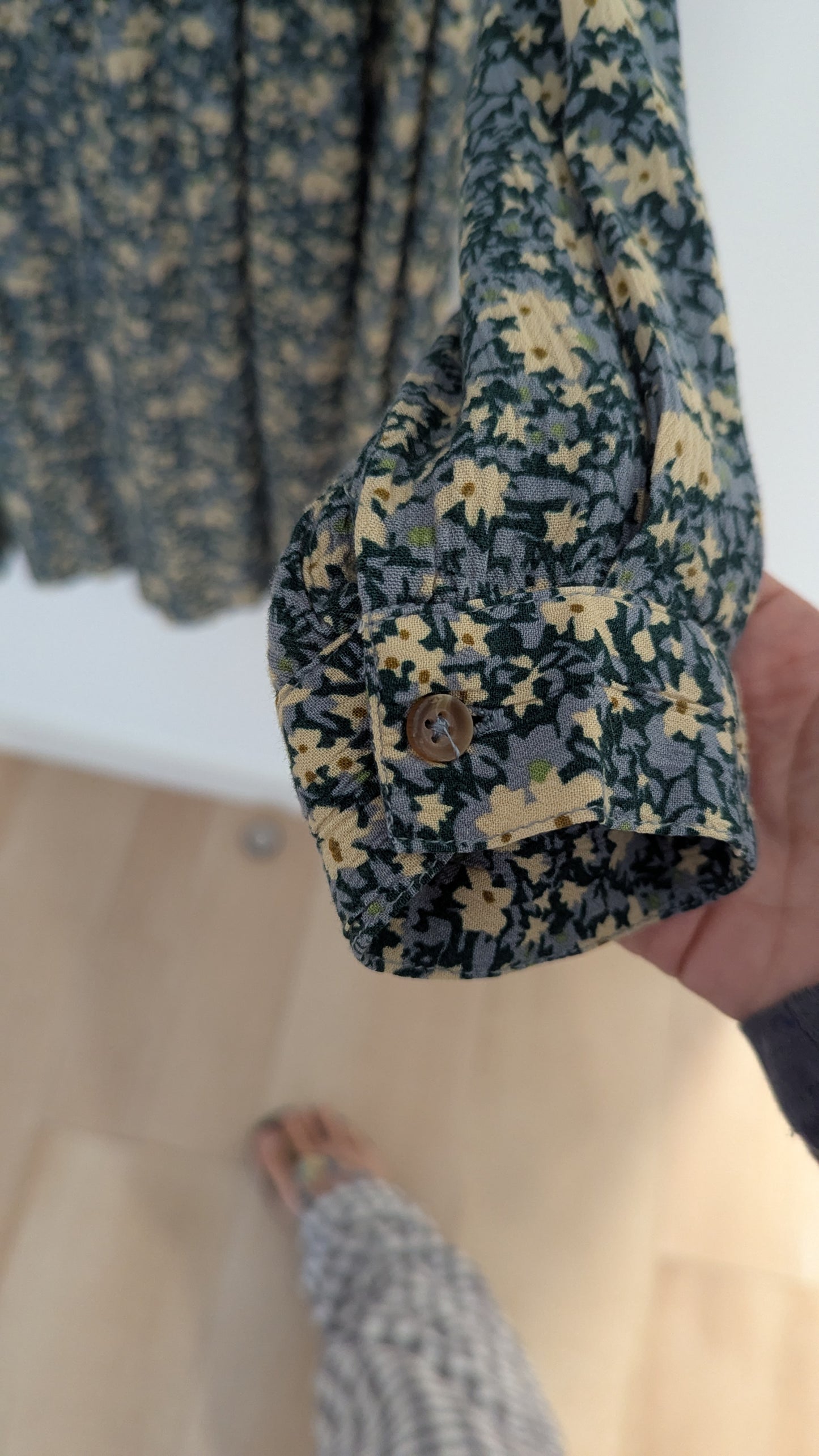 Vestido corto flores