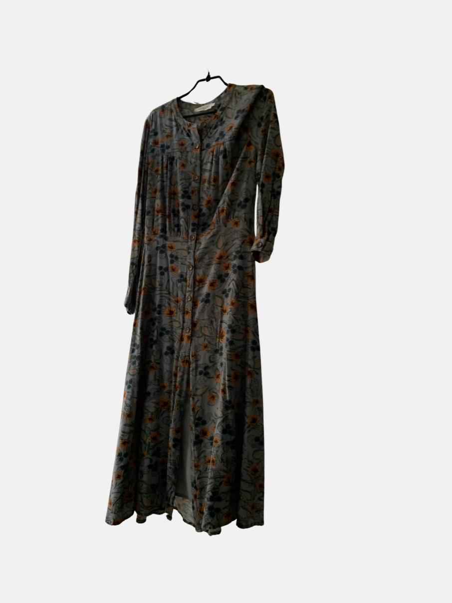 Vestido largo de flore