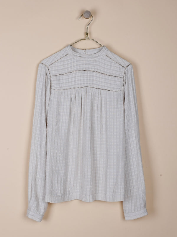 BLUSA EN VISCOSA CON VAINICA