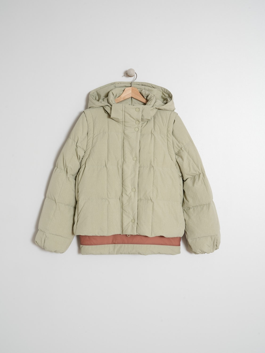 SHORT CONVERTIBLE DOWN JACKET