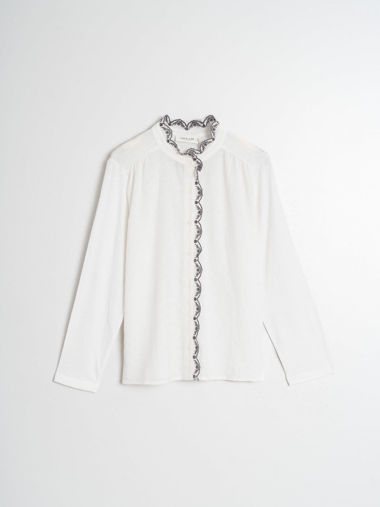 CONTRAST COMBINED T-SHIRT